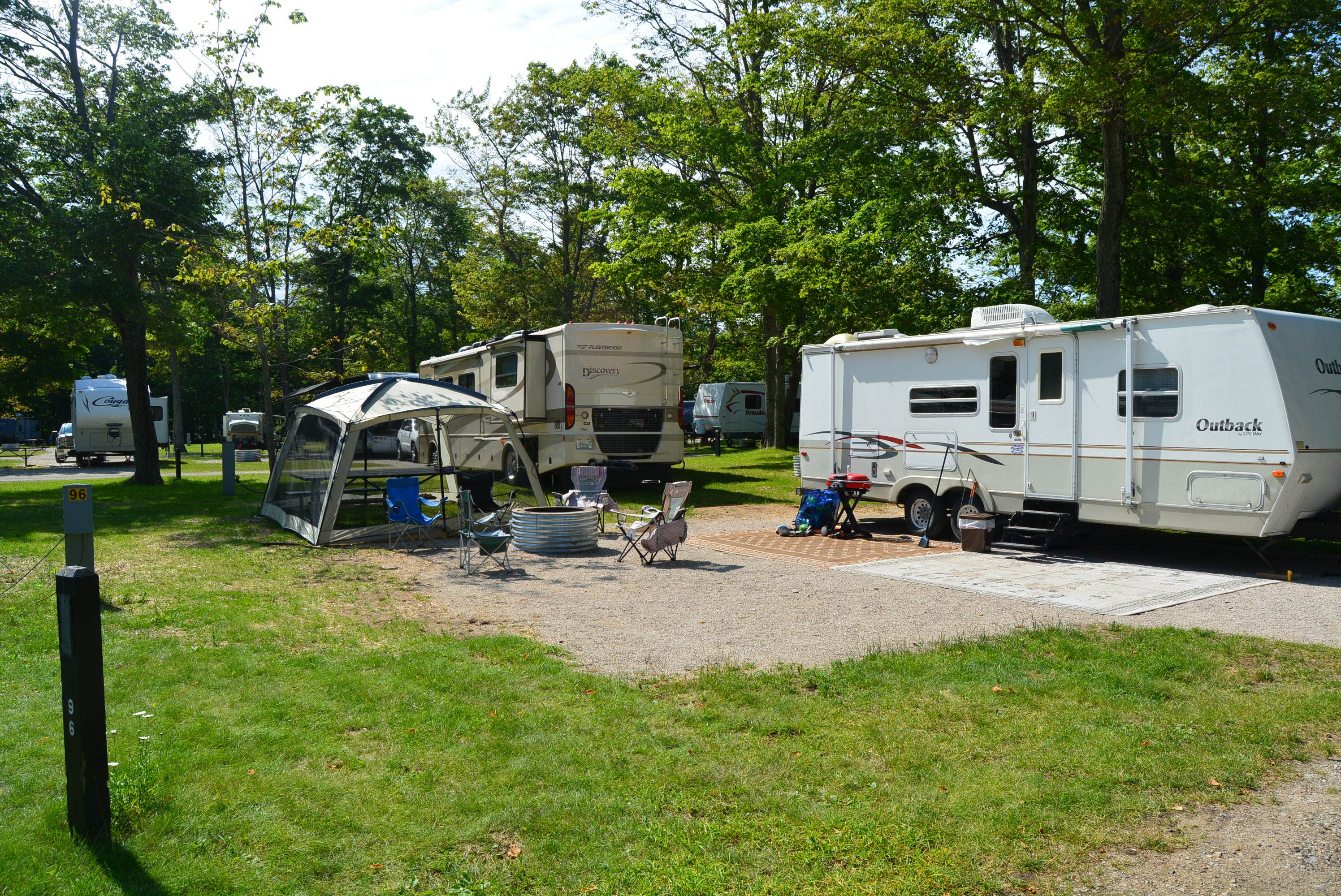Nancy W.'s photo of rv camping at Muskallonge Lake State Park Campground near Paradise, MI