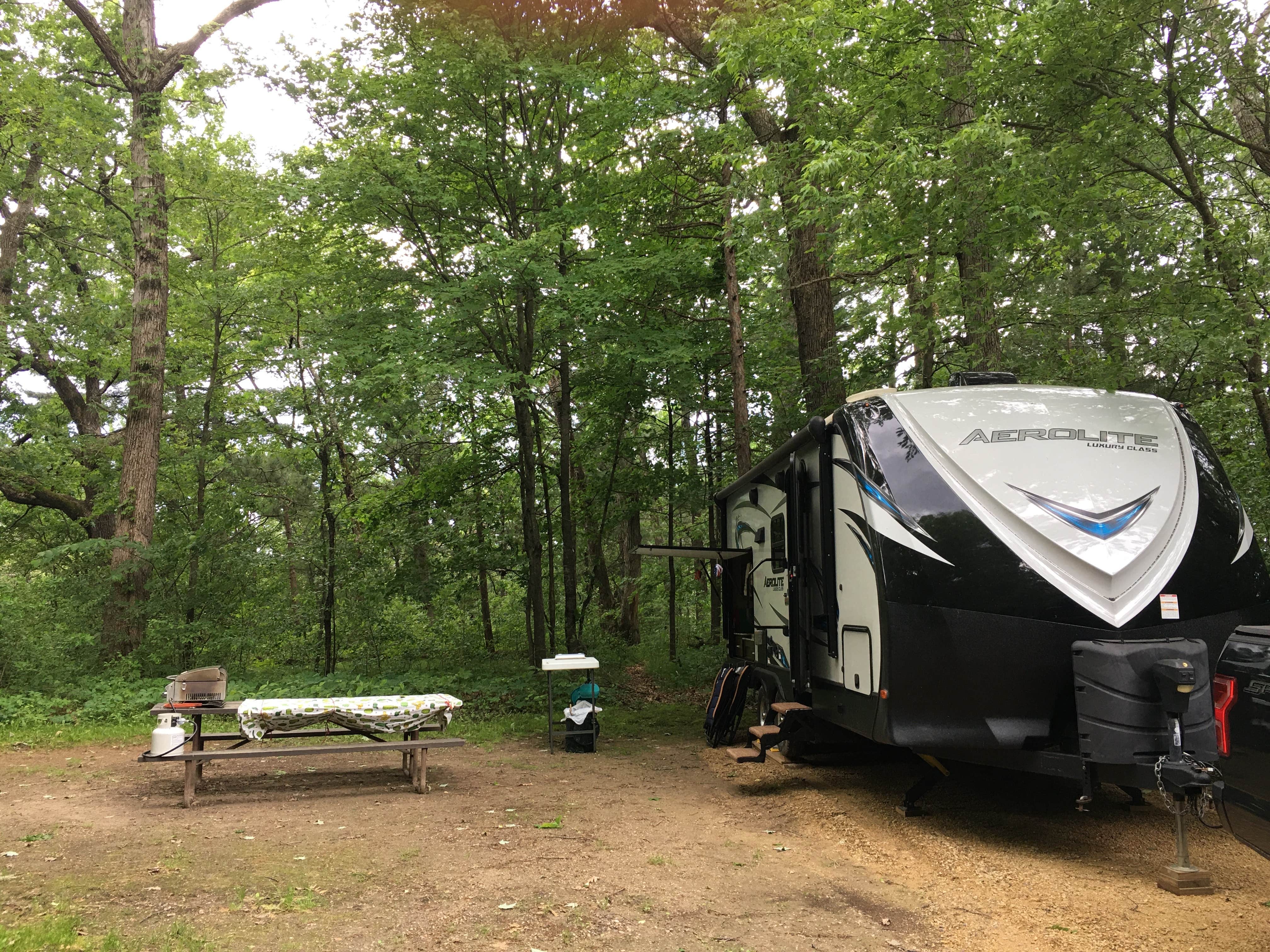 B M.'s photo at Cliffwood Campground — Mirror Lake State Park near Rock Springs, WI