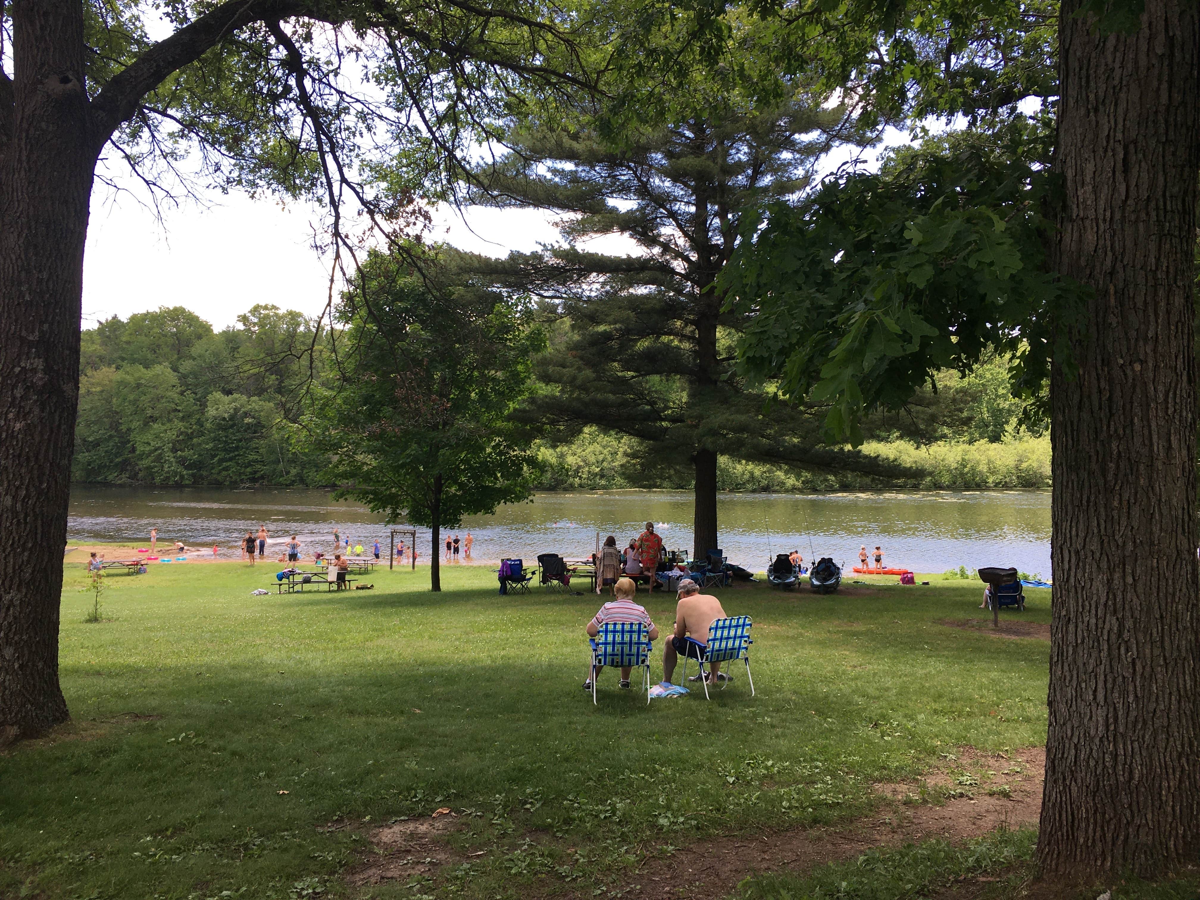 B M.'s photo at Cliffwood Campground — Mirror Lake State Park near Loganville, WI