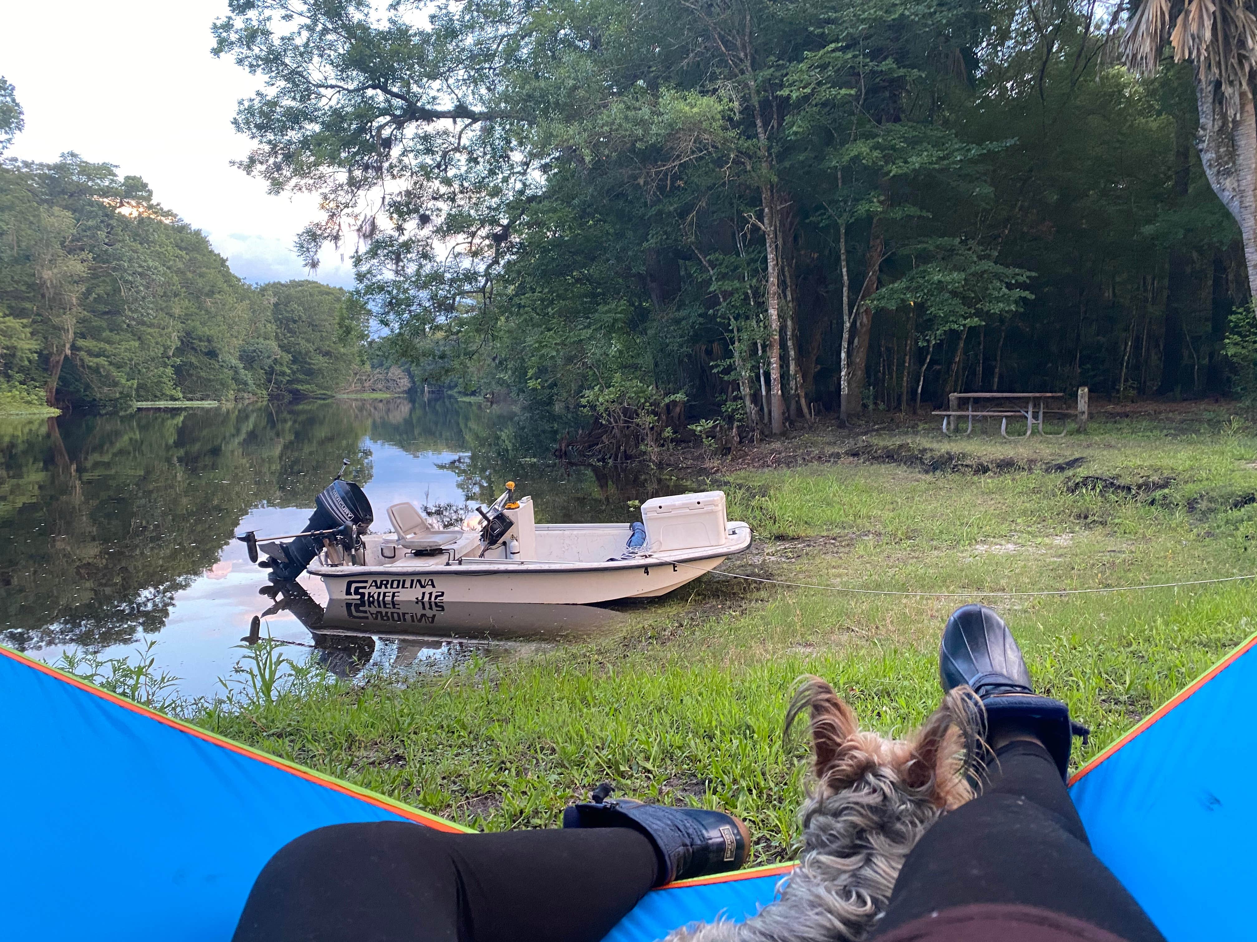 Camper-submitted photo at Potts Preserve - River Primitive Campground (North Hooty Point Road) near Inverness, FL