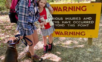 Rachael H.'s photo of camping with pets at Hanging Rock State Park Campground near Greensboro, NC