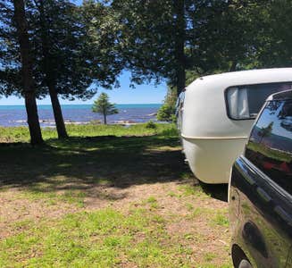 Camper-submitted photo from Lower Falls Campground — Tahquamenon Falls State Park