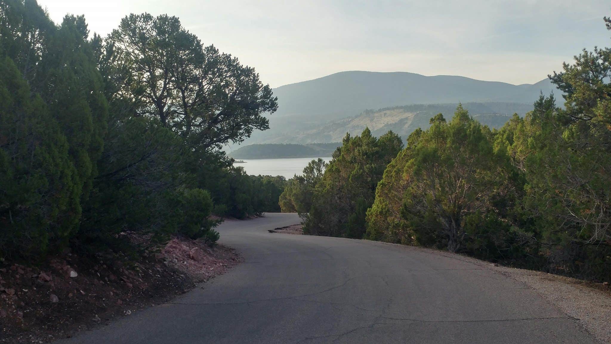 paved all the way around 