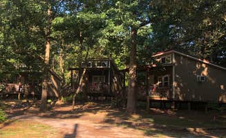 Lori H.'s photo of glamping accommodations at Adventures Unlimited Campground near Dalton, GA