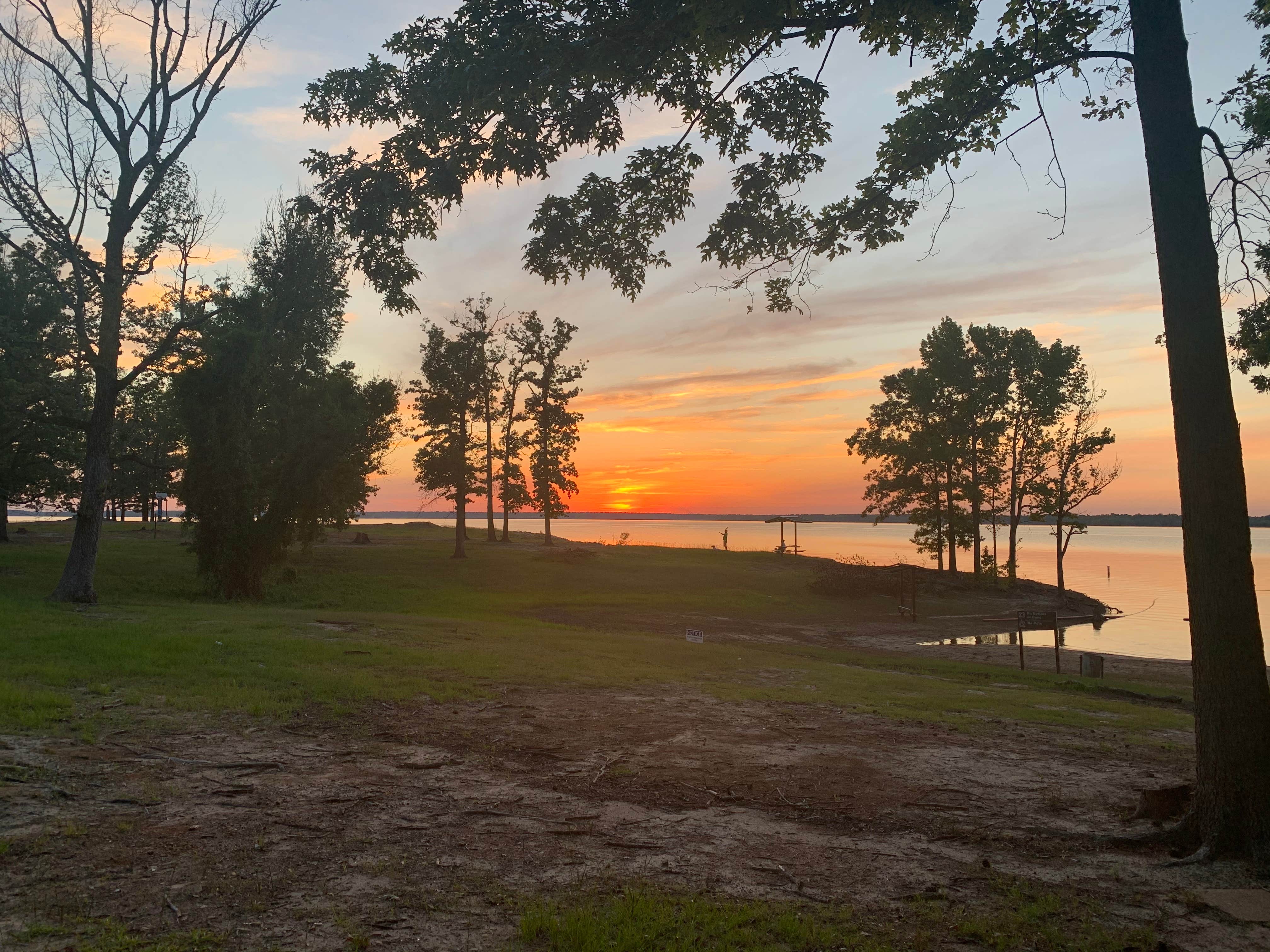 Camper-submitted photo at Rocky Point(wright Patman Dam) near Queen City, TX