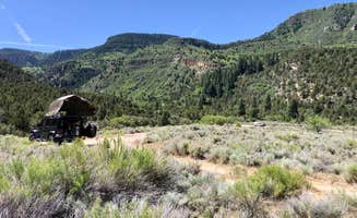 Kathryn Z.'s photo of a dispersed camping area at Coal Creek Dispersed - Cedar City in Utah