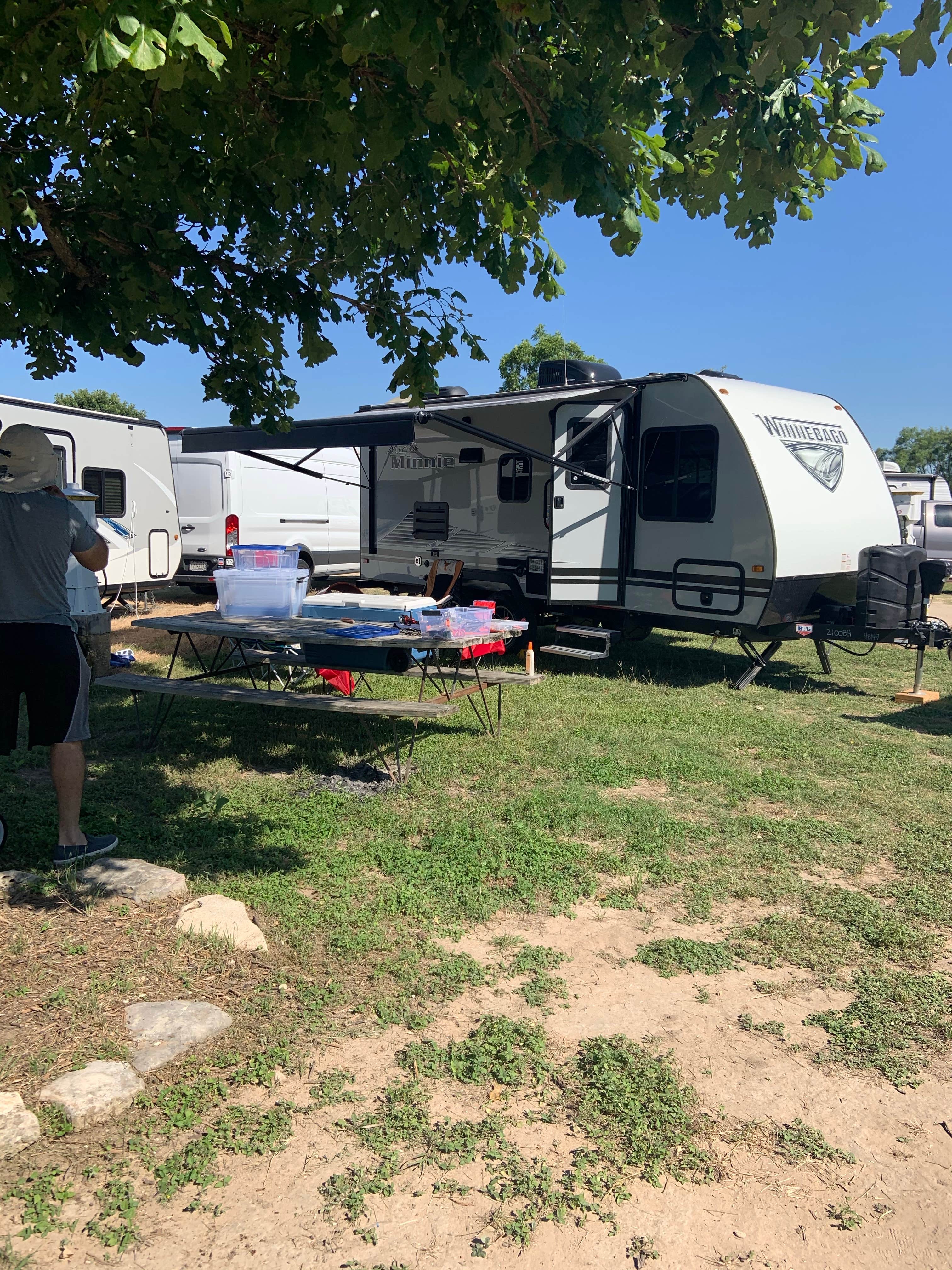 Rebecca P.'s photo of rv camping at Guadalupe River RV Park and Campgrounds near Spring Branch, TX
