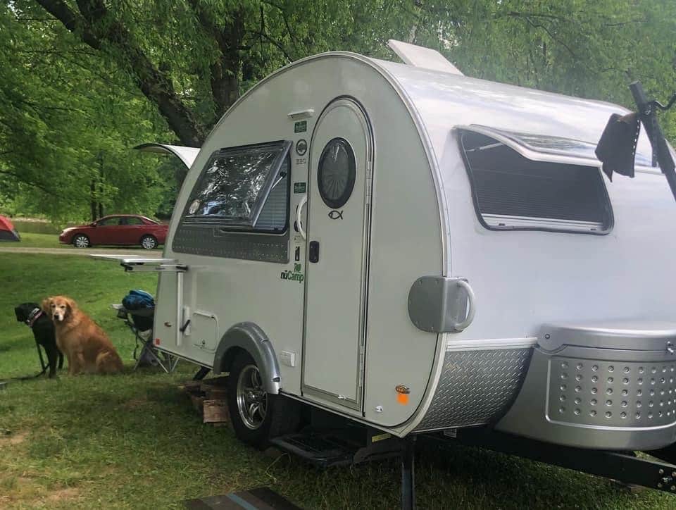 Kerrie K.'s photo of camping with pets at Five River Campground near Paw Paw, WV