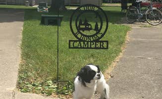 Rhonda W.'s photo of camping with pets at Prairie Pines Campground near Gifford, IL