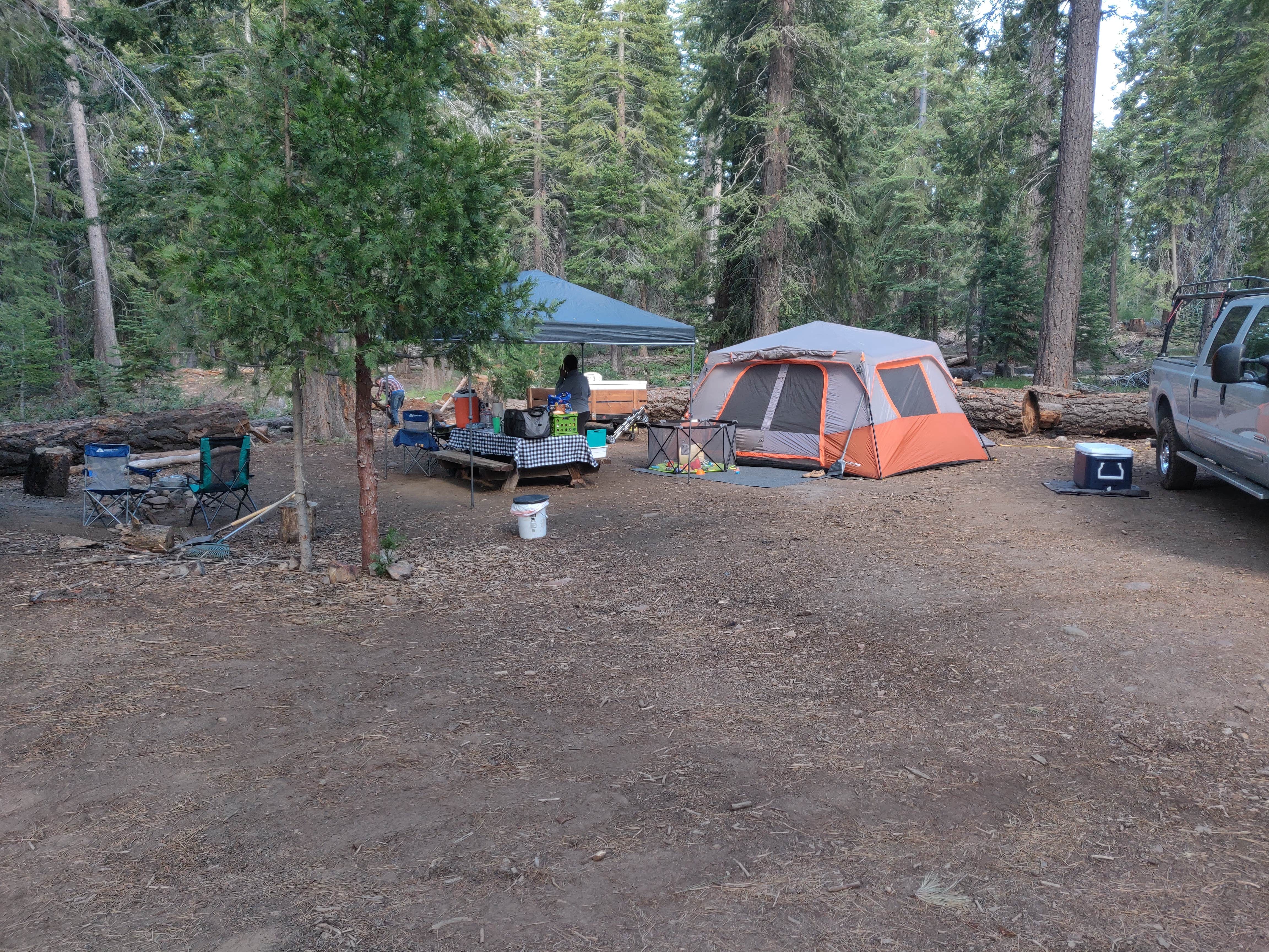 Brandon C.'s photo of a dispersed camping area at Sequoia National Forest Upper Peppermint Dispersed Area near Lone Pine, CA