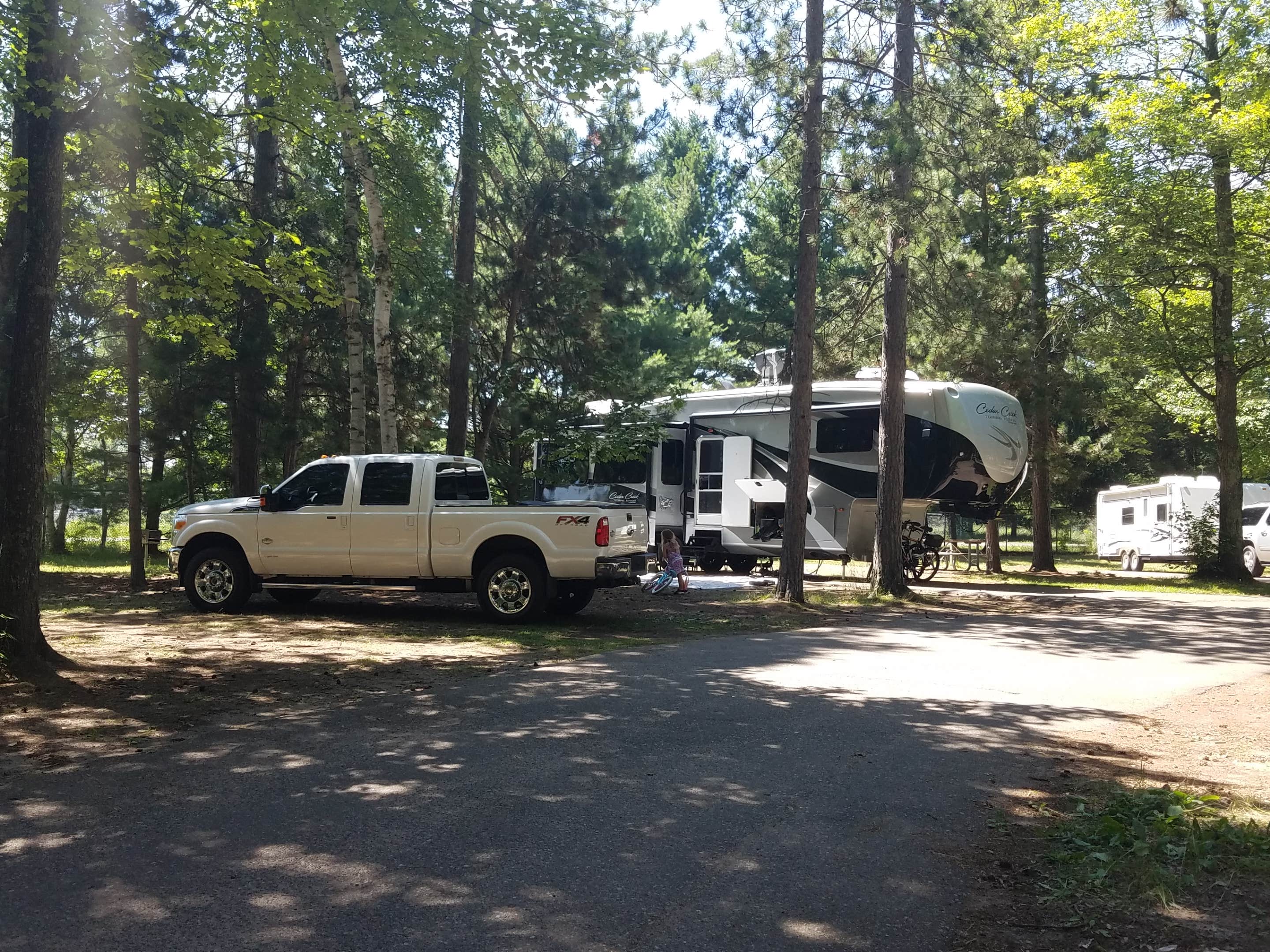 Camper submitted image from Marquette Tourist Park Campground - 4