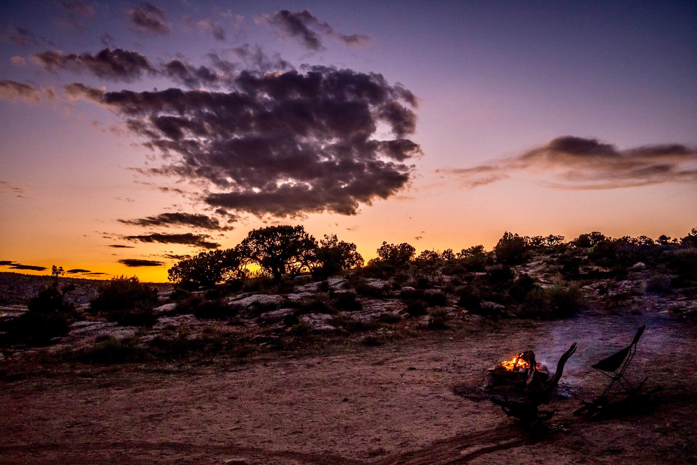 Stavros M.'s photo of a dispersed camping area at Salt Valley Dispersed Camping in Utah