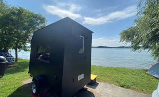 Dan R.'s photo of glamping accommodations at Chester Frost Park near Rising Fawn, GA