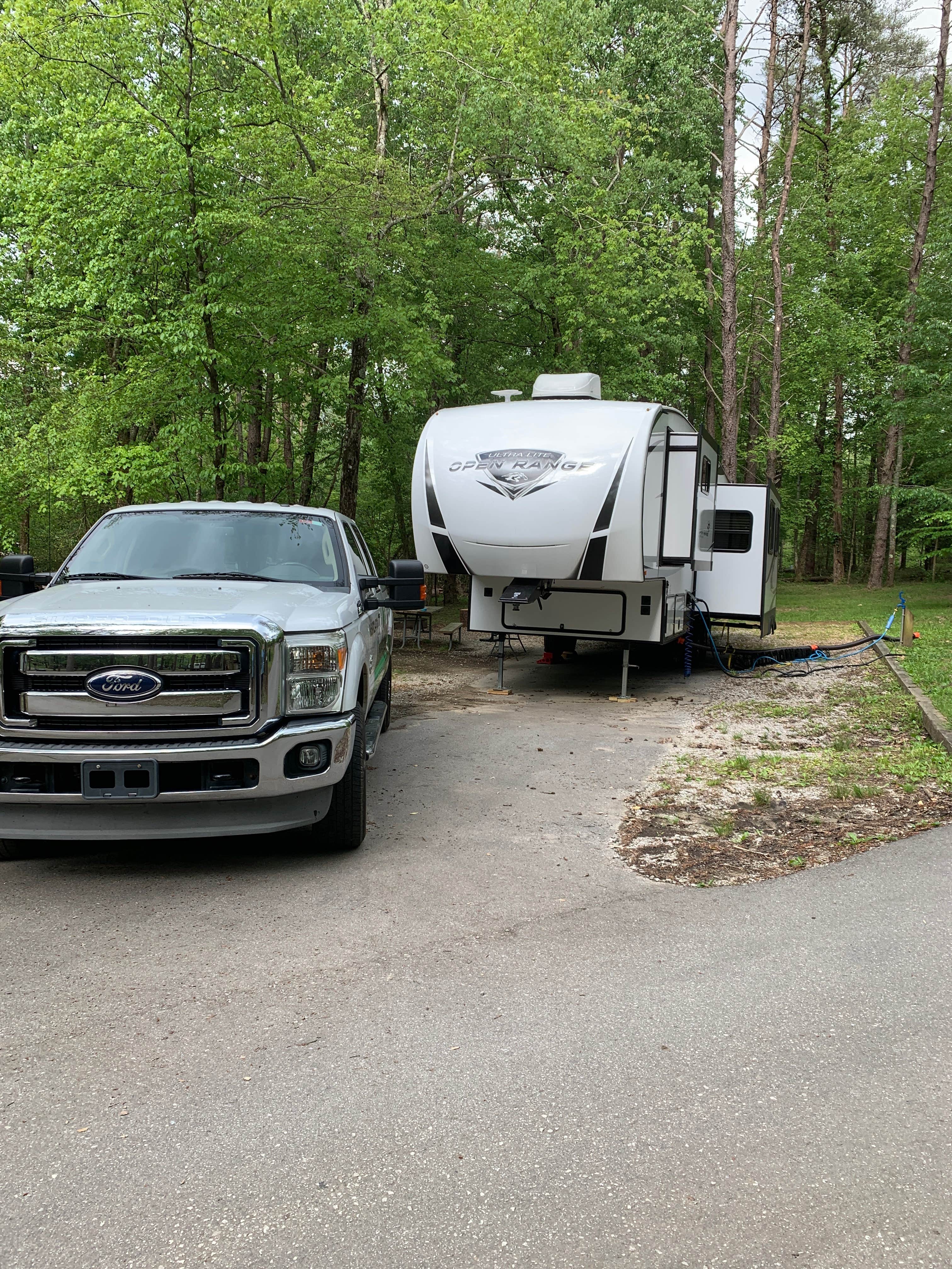 Sarah F.'s photo of rv camping at Fall Creek Falls State Park Campground near Rock Island, TN