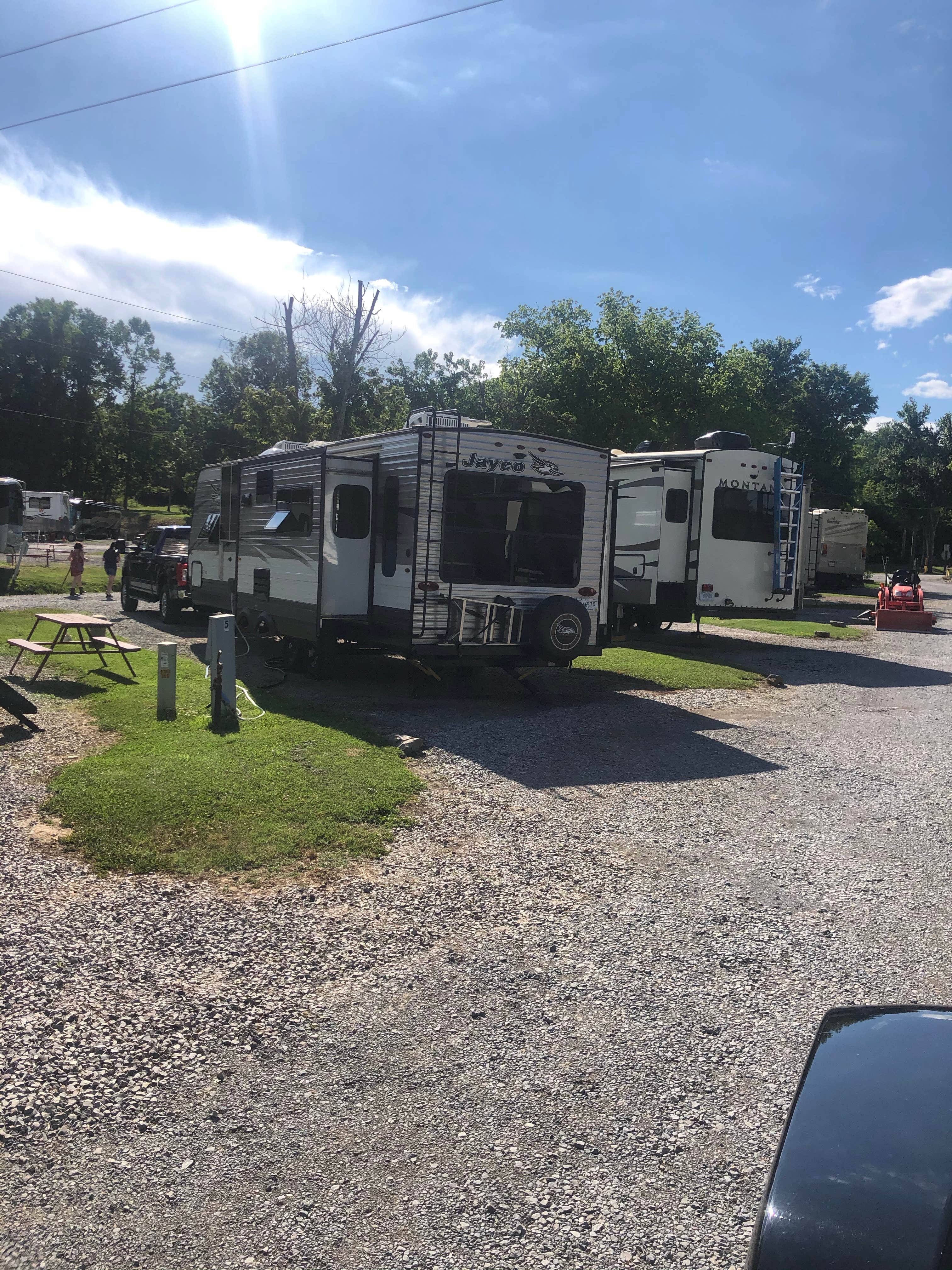 Lori H.'s photo of rv camping at Escapees Raccoon Valley RV Park near Pioneer, TN
