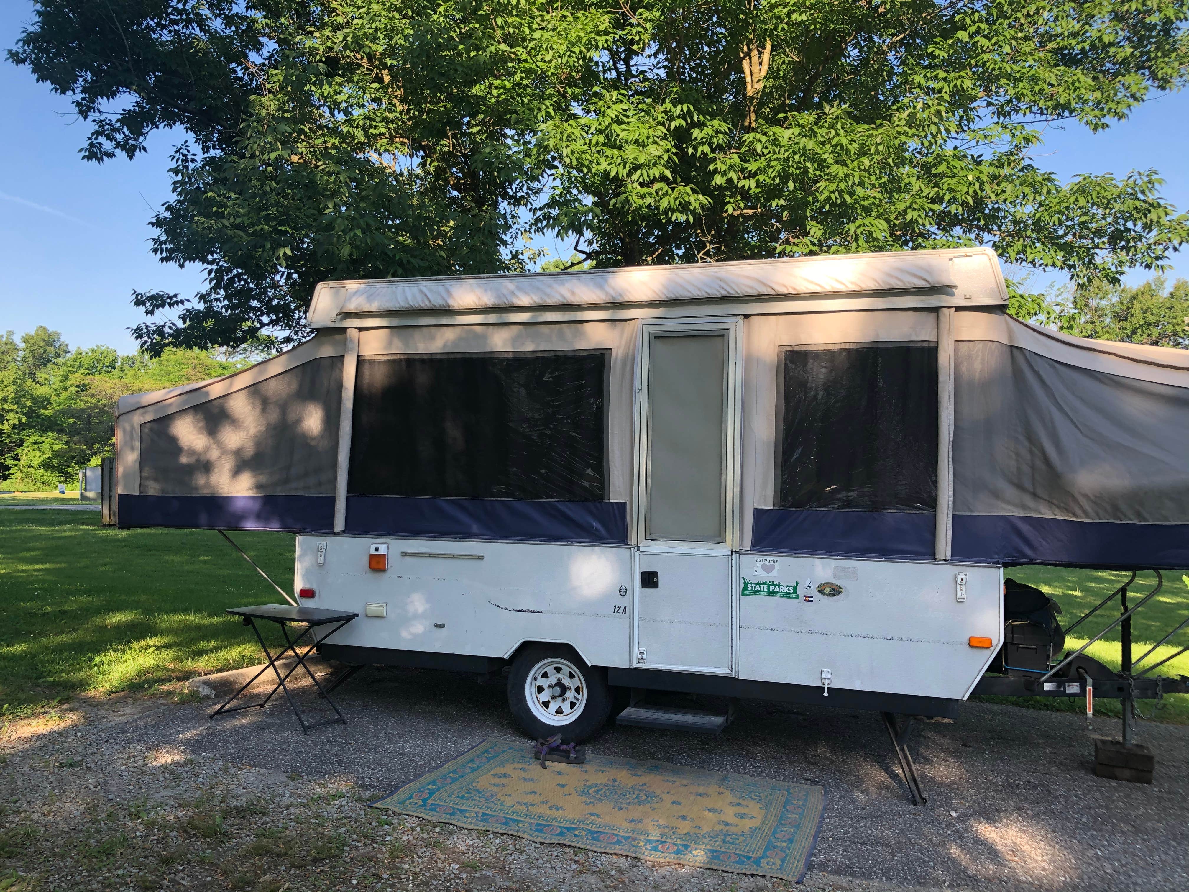 Meaghan S.'s photo of rv camping at Finger Lakes State Park Campground near Salisbury, MO