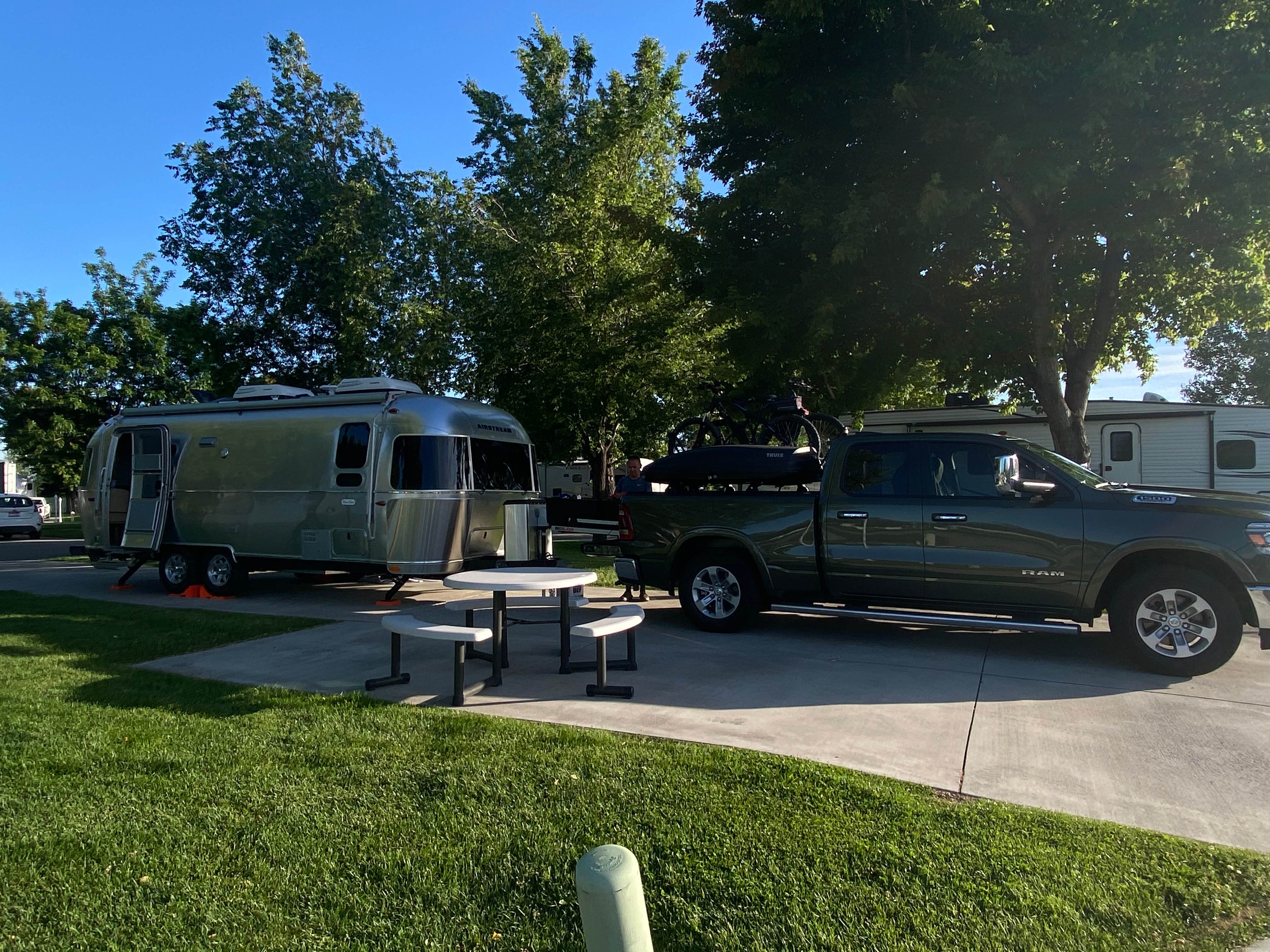 kristin S.'s photo of rv camping at Mountain Home RV Park in Idaho