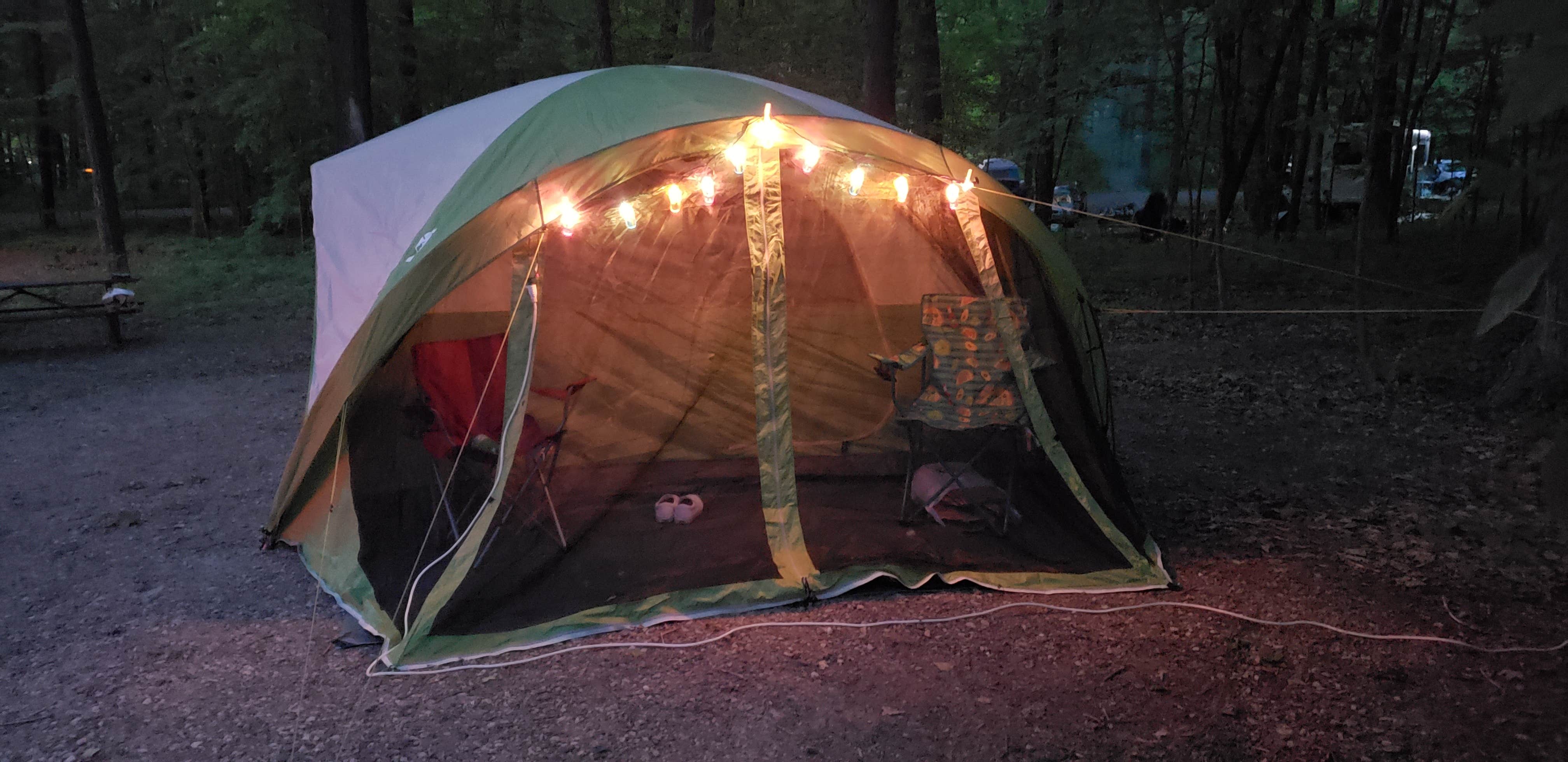 Rebecca B.'s photo at Northern Lights Campground — Devils Lake State Park near Poynette, WI
