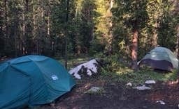 Megan Q.'s photo of tent camping at Peru Creek Designated Dispersed Camping near Bailey, CO