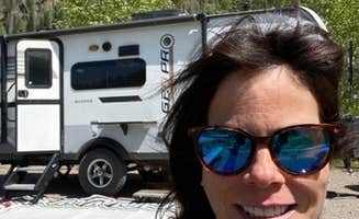 Rebeca H.'s photo of rv camping at Big Meadows Reservoir Campground (south Central Co) near Rio Grande National Forest