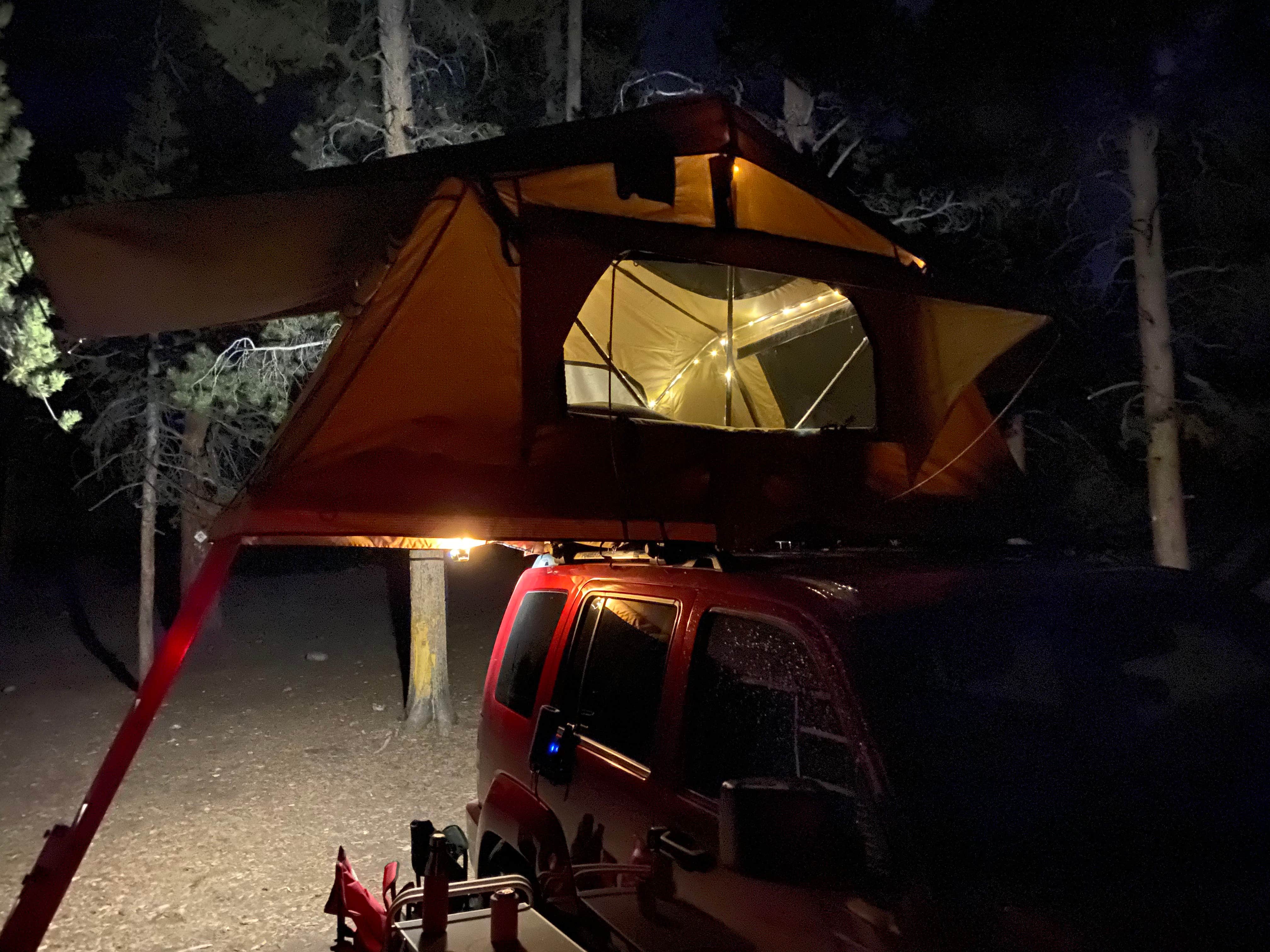 Drew B.'s photo of a dispersed camping area at Twin Lakes View Dispersed near Leadville, CO