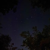 Big Dipper directly over camp