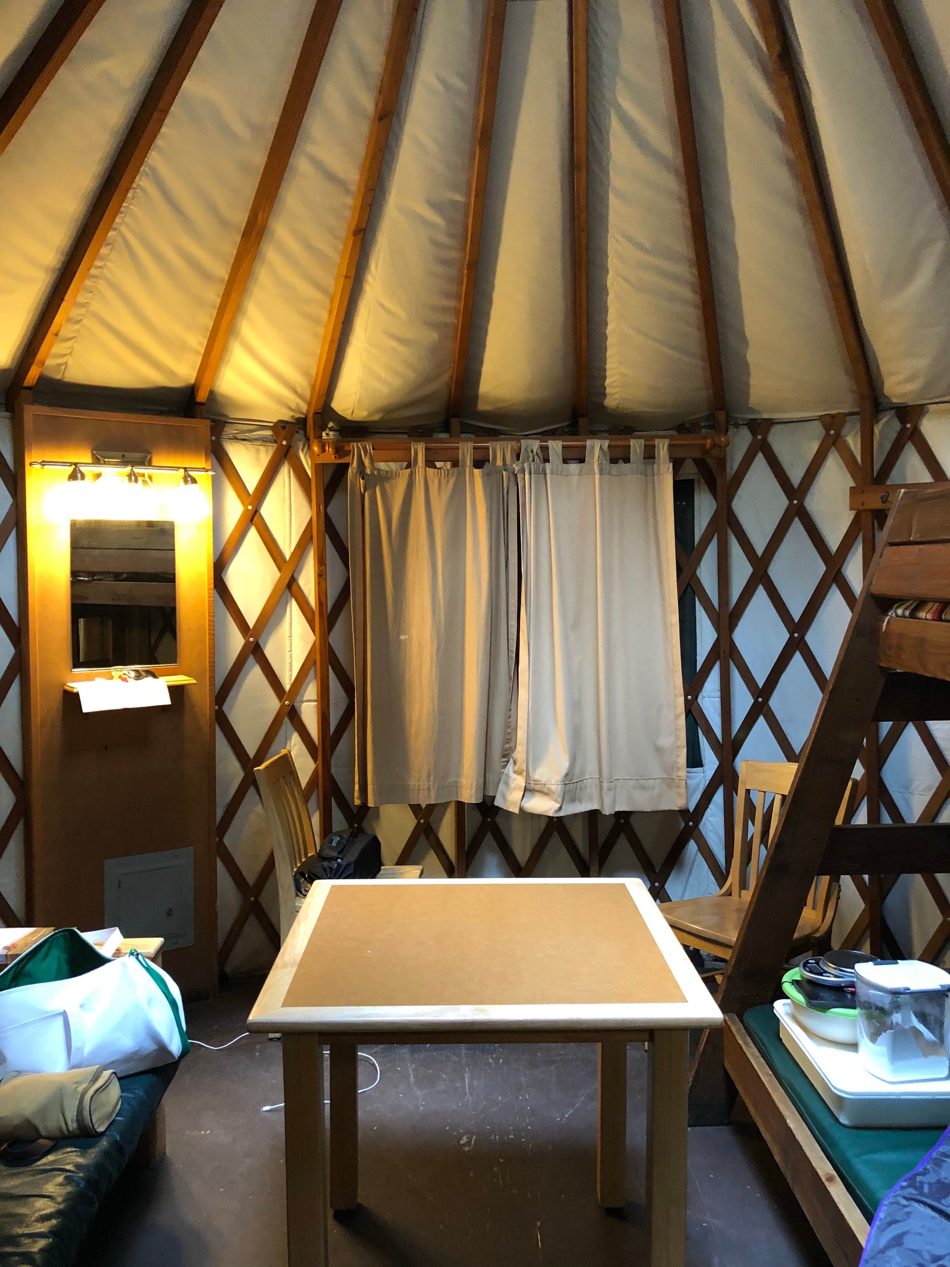 Blaine B.'s photo of glamping accommodations at Cape Lookout State Park Campground near Tolovana Park, OR