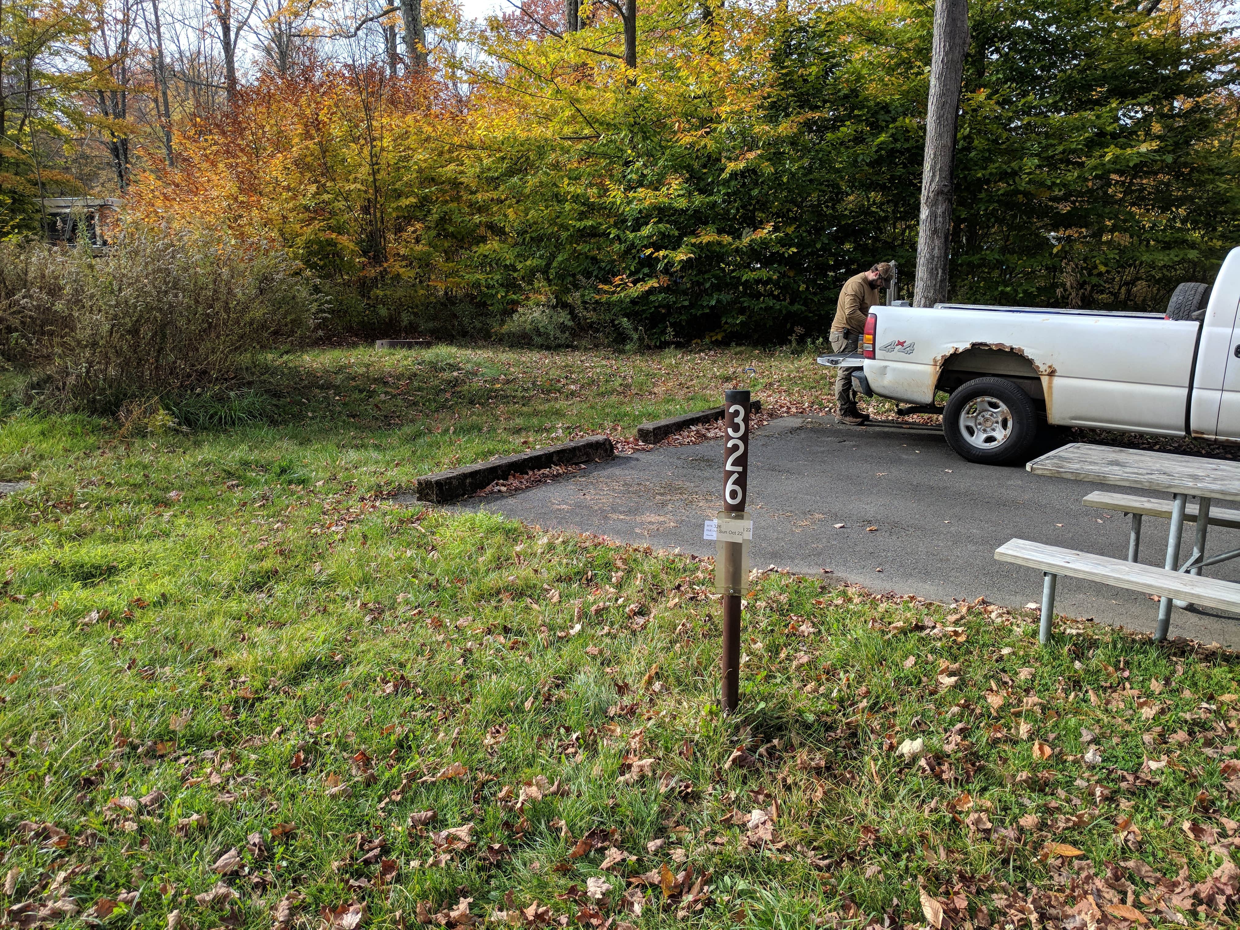 Camper-submitted photo at Lower Lake Campground Beechwood Area — Promised Land State Park near Hewitt, NJ