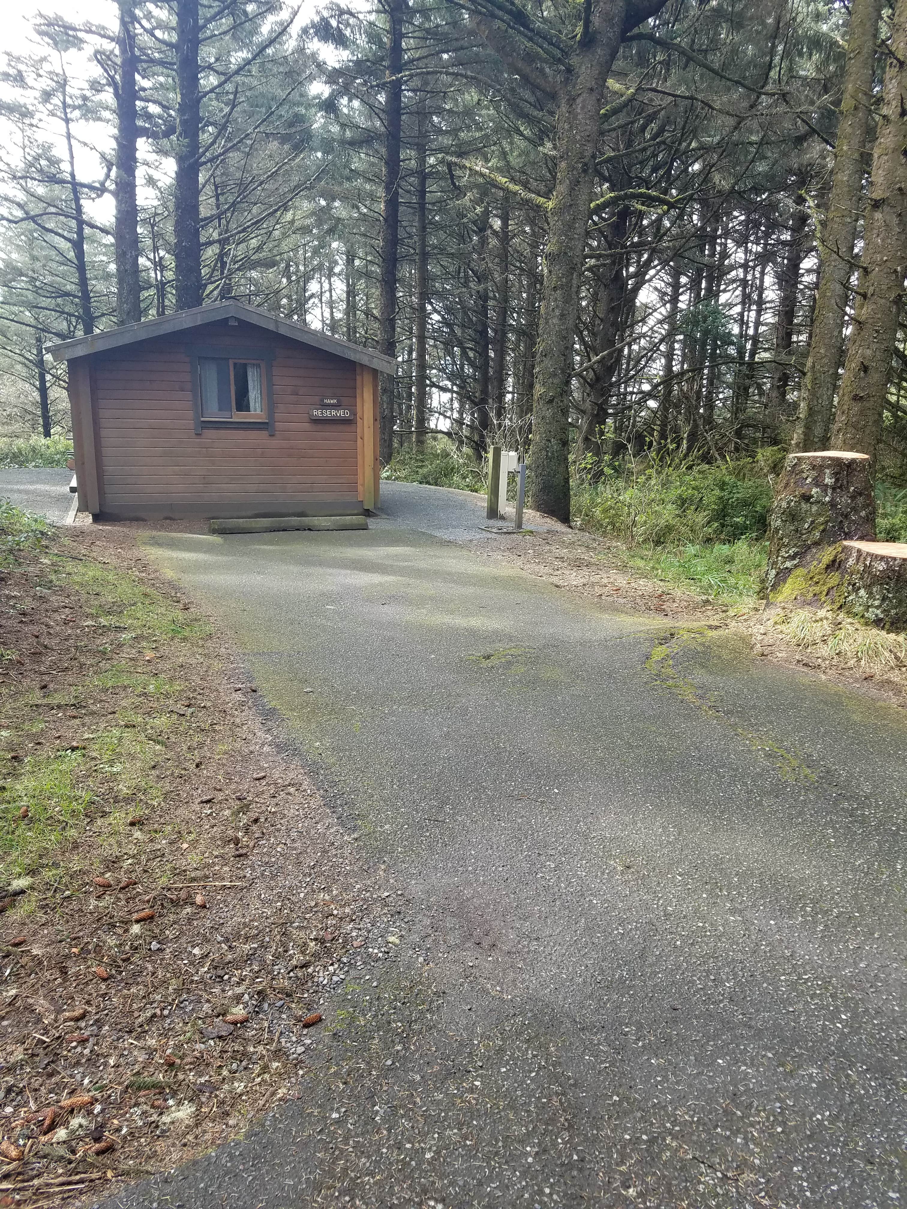 Pat S.'s photo of glamping accommodations at Cape Blanco State Park Campground near Ophir, OR