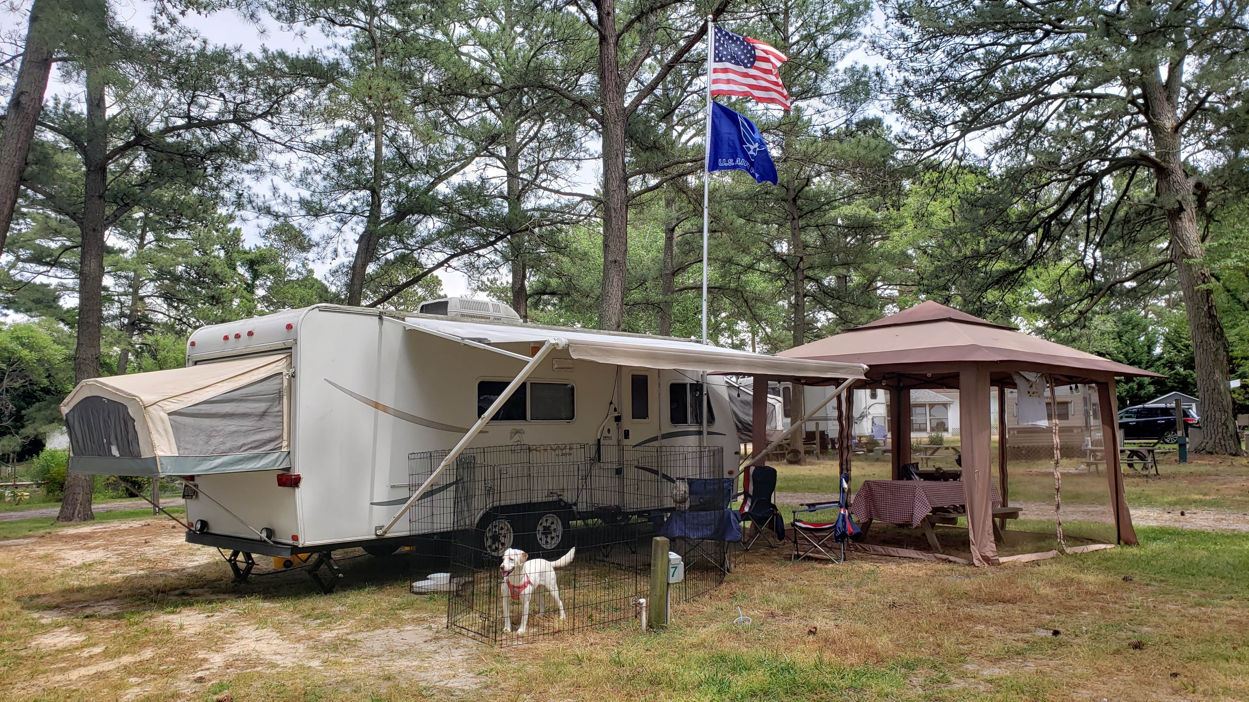 Samuel G.'s photo of rv camping at Pine Grove Campground near Assateague Island National Seashore