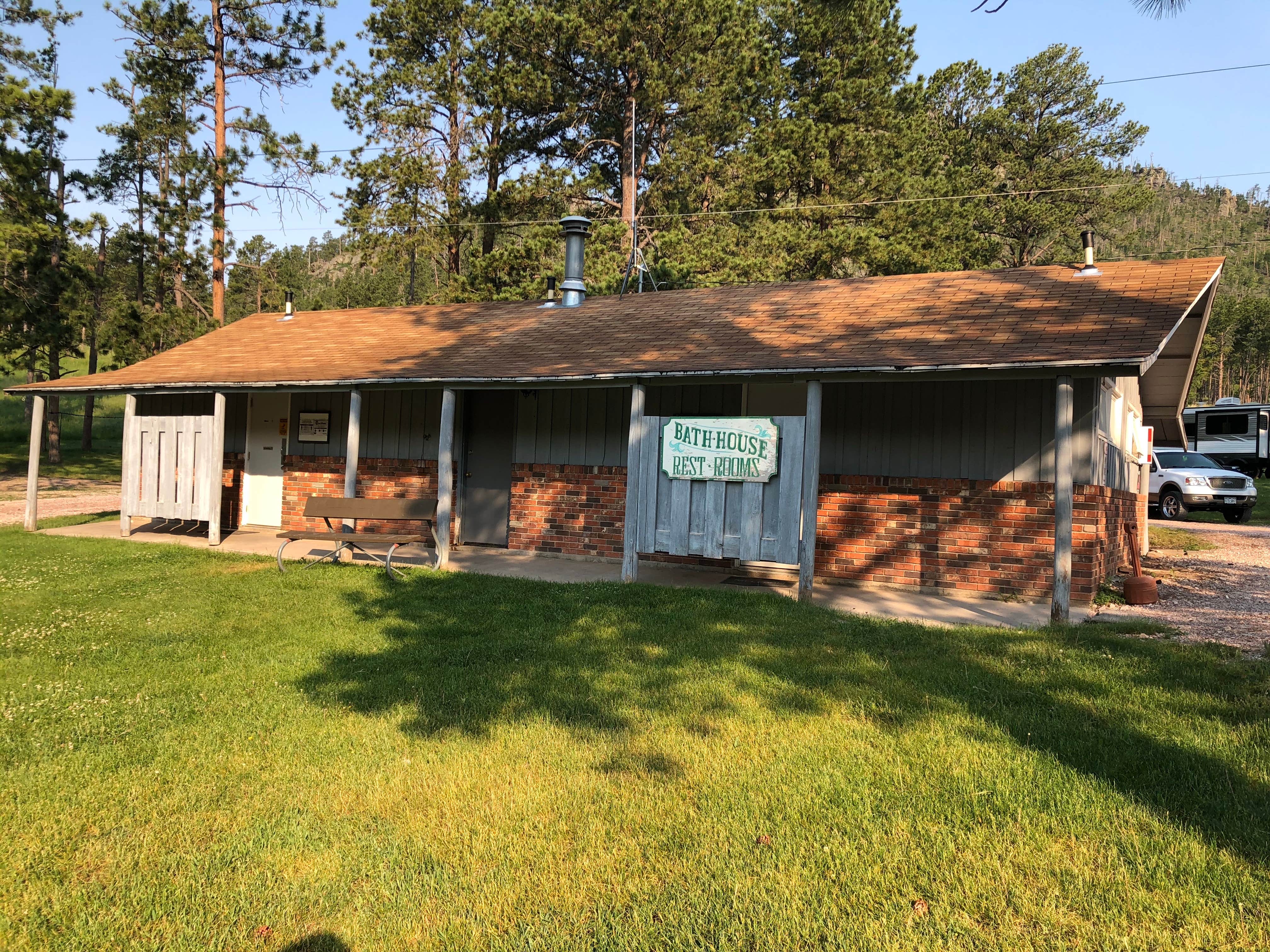 Trevor S.'s photo of glamping accommodations at Horse Thief Campground and RV Resort near Hot Springs, SD