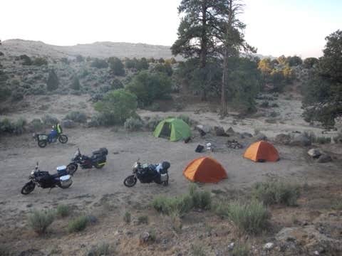 Nick  P.'s photo of tent camping at Durffey Mesa near Escalante, UT