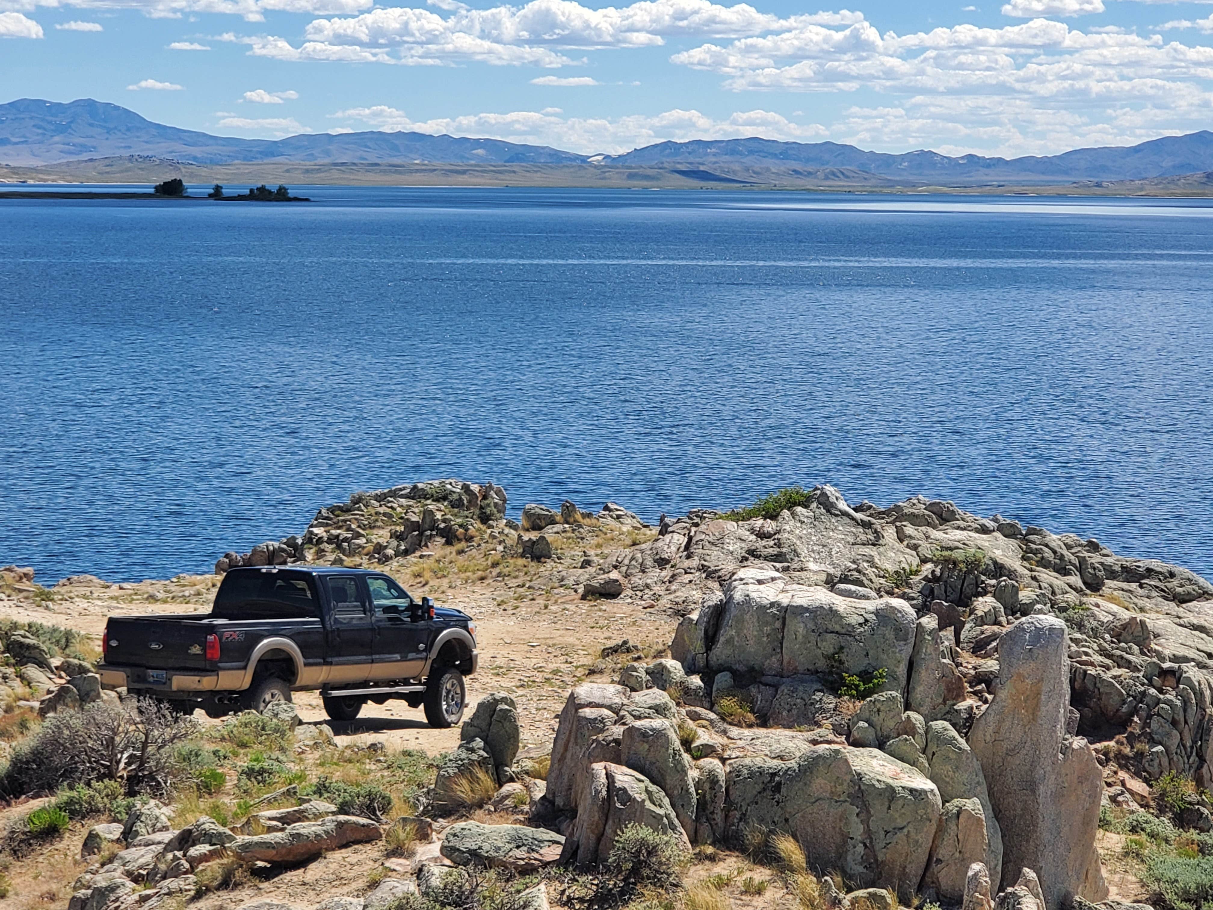 Camper-submitted photo at Natrona County Pathfinder Reservoir Sage Campground near Evansville, WY