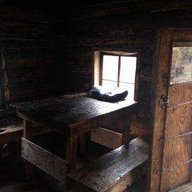 Inside the Cabin. 