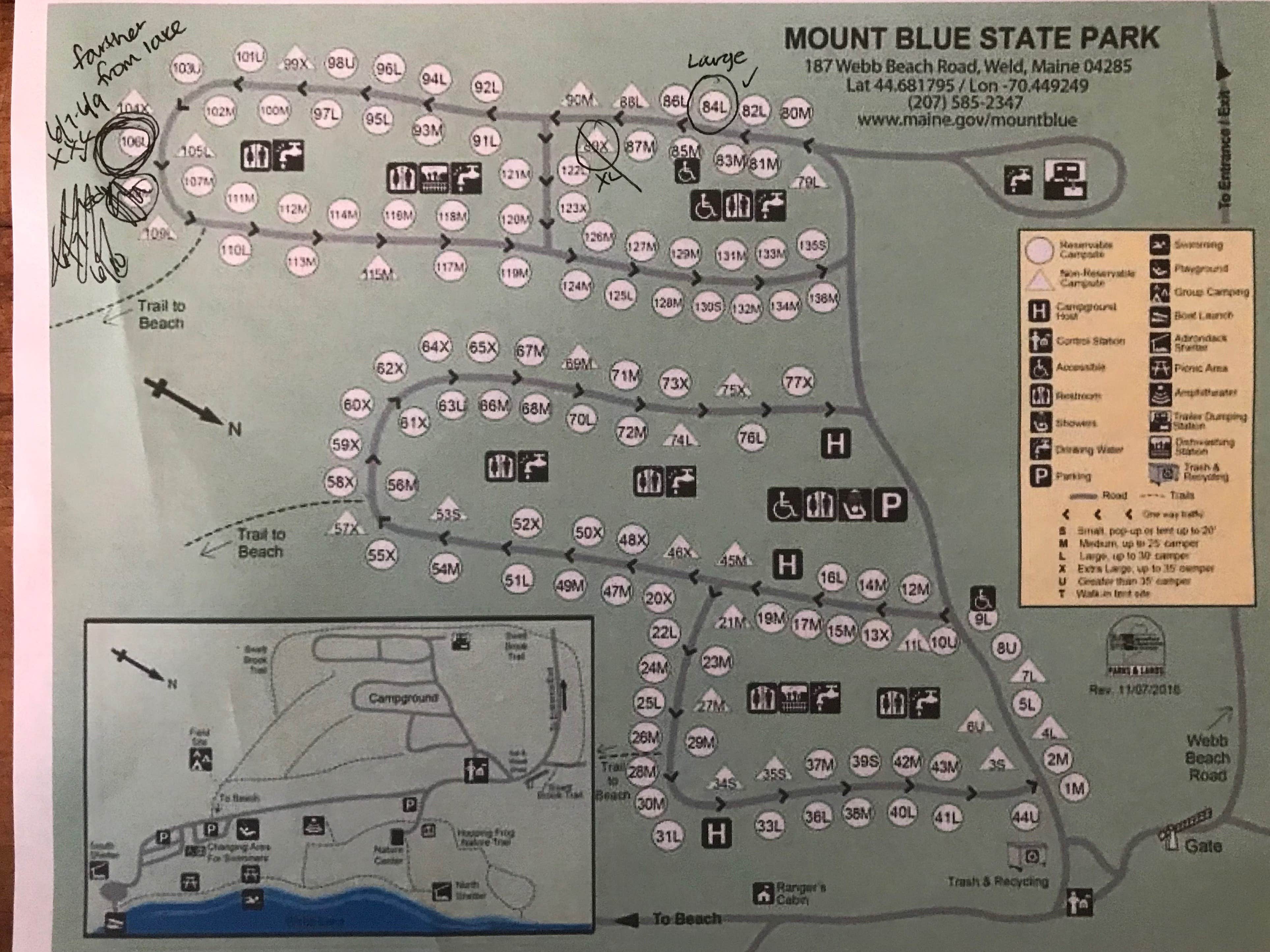 campsite map