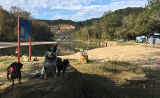 Shelly S.'s photo of camping with pets at Eagle Bluff Resort near Tahlequah, OK