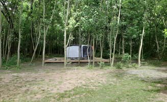 Kellyann M.'s photo of glamping accommodations at River Rock Recreation near Lutherville Timonium, MD