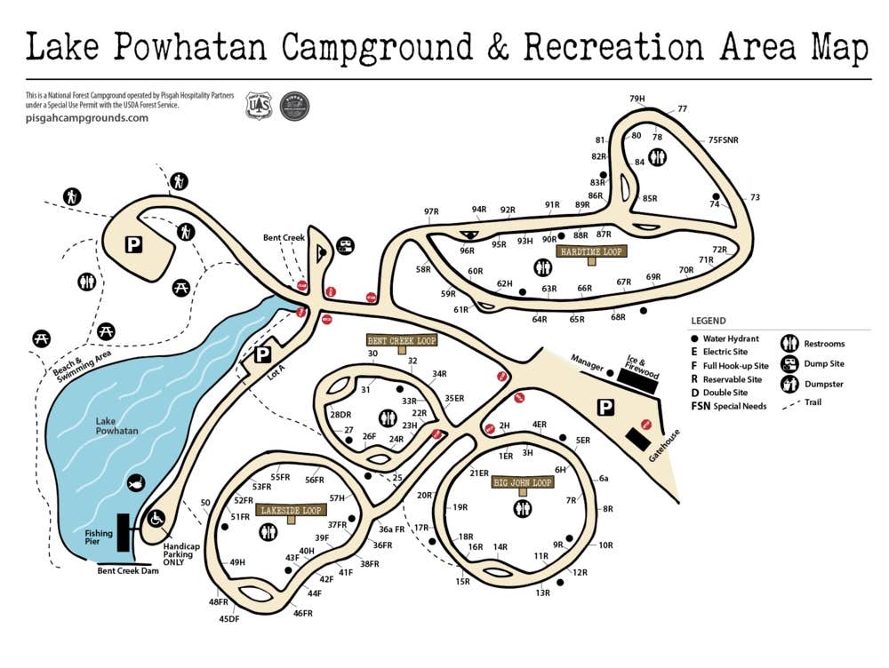 Camper-submitted photo at Lake Powhatan — National Forests In North Carolina near Swannanoa, NC