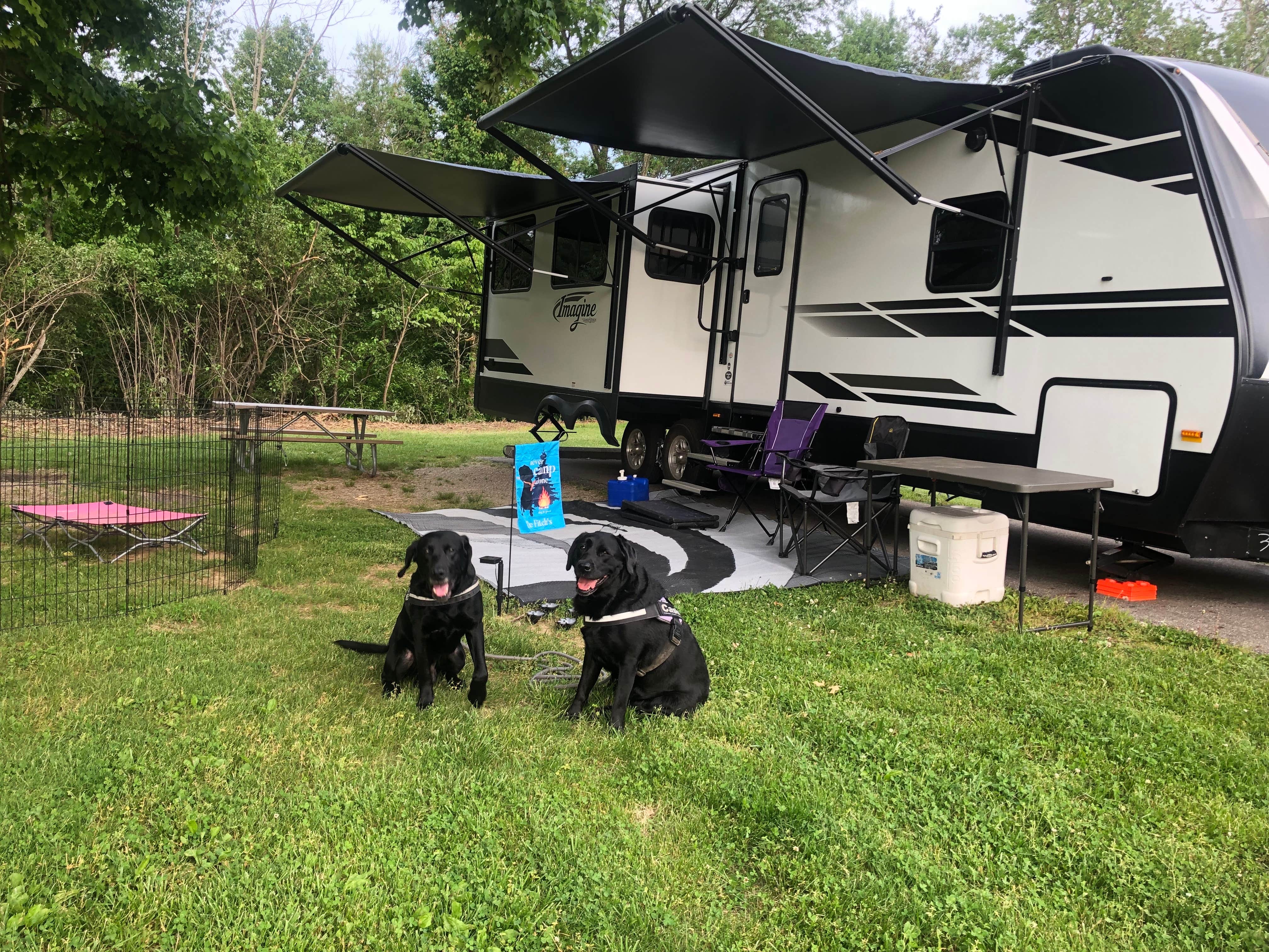 Andrea F.'s photo at Dillon State Park Campground near Glenford, OH
