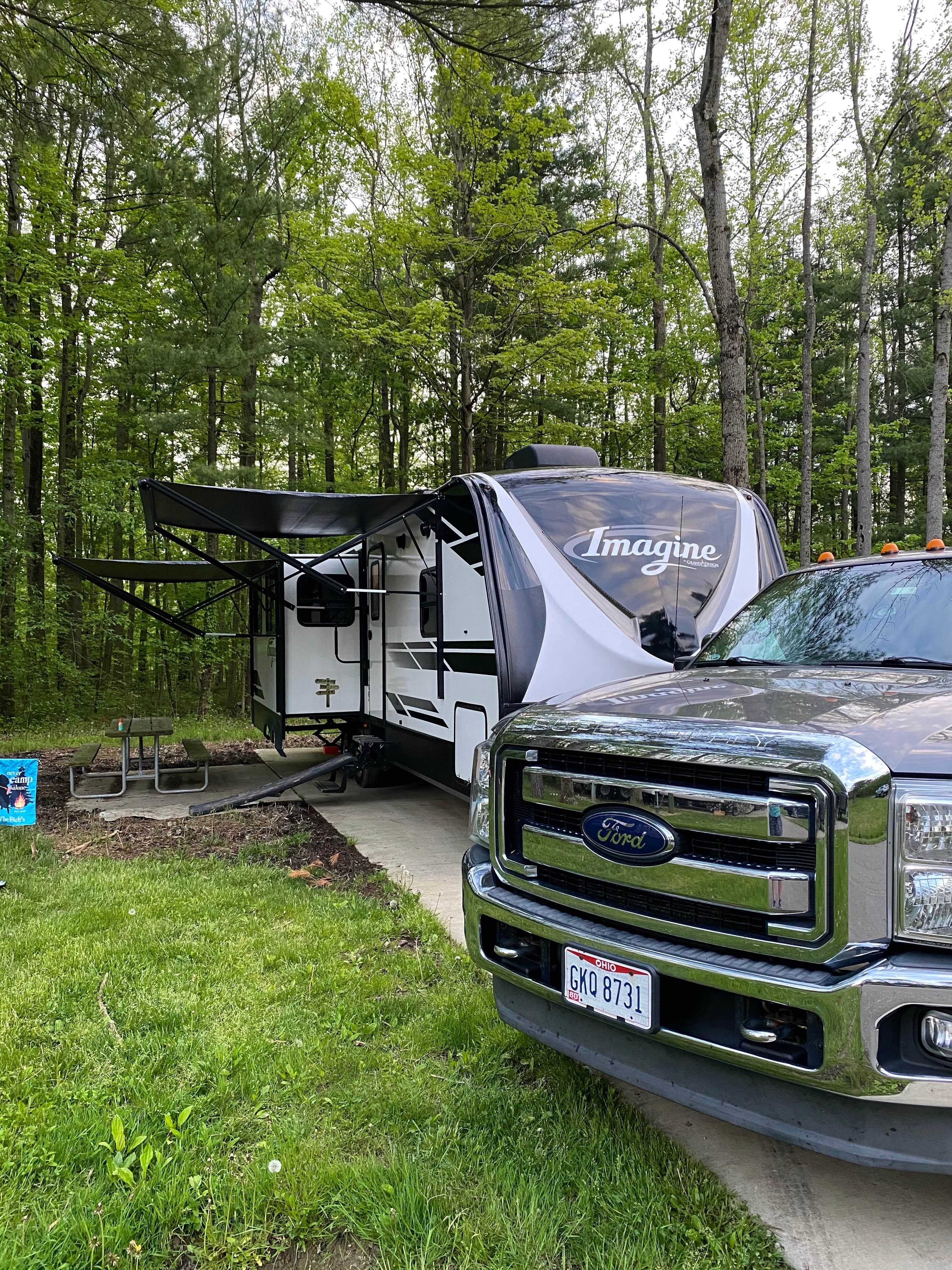 Andrea F.'s photo of rv camping at Findley State Park Campground near Westlake, OH