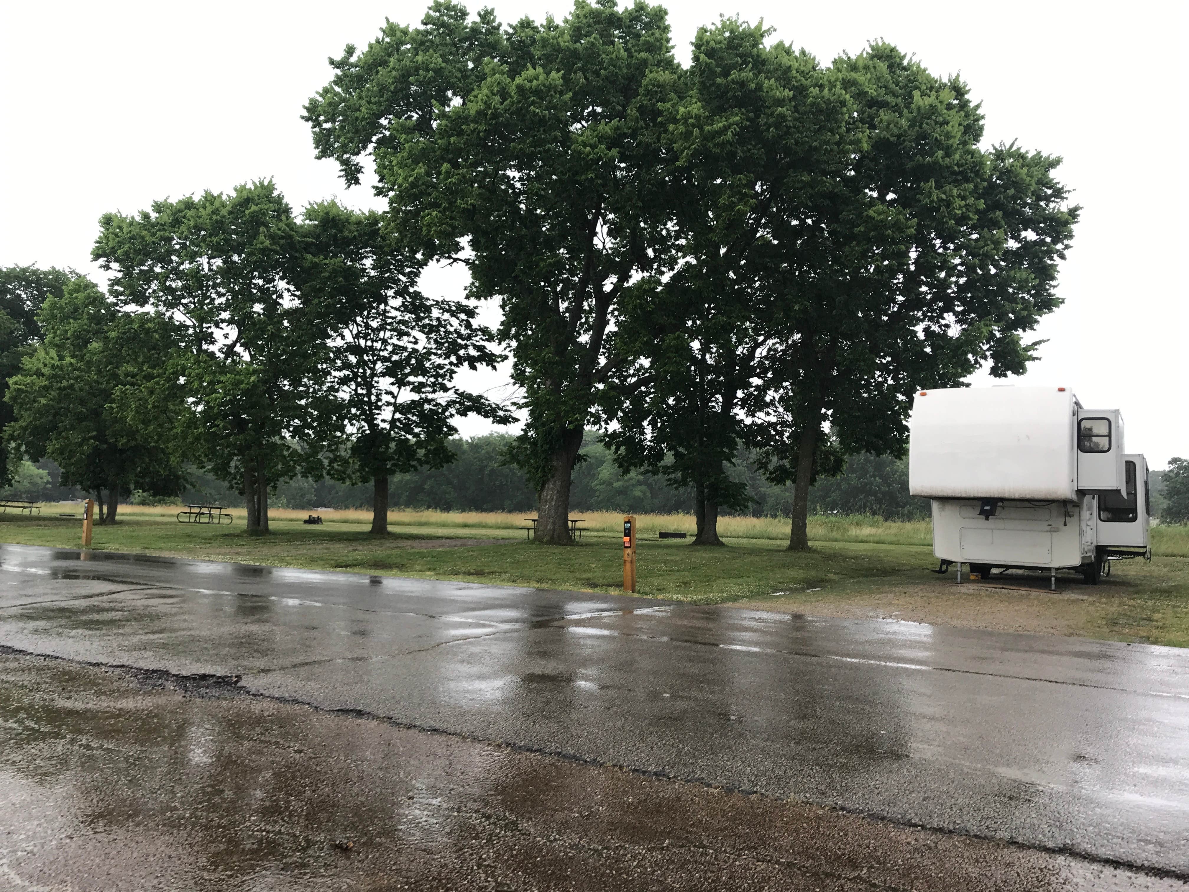 Juliana H.'s photo of rv camping at Prairie Clover Campground — Clinton State Park near Scranton, KS