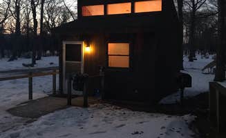Kathie M.'s photo of a cabin at Cedar Campground — Ludington State Park near Arcadia, MI