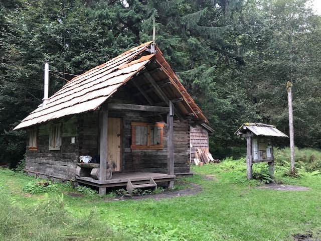 Zach A.'s photo of glamping accommodations at Hoh Oxbow Campground near Olympic National Park