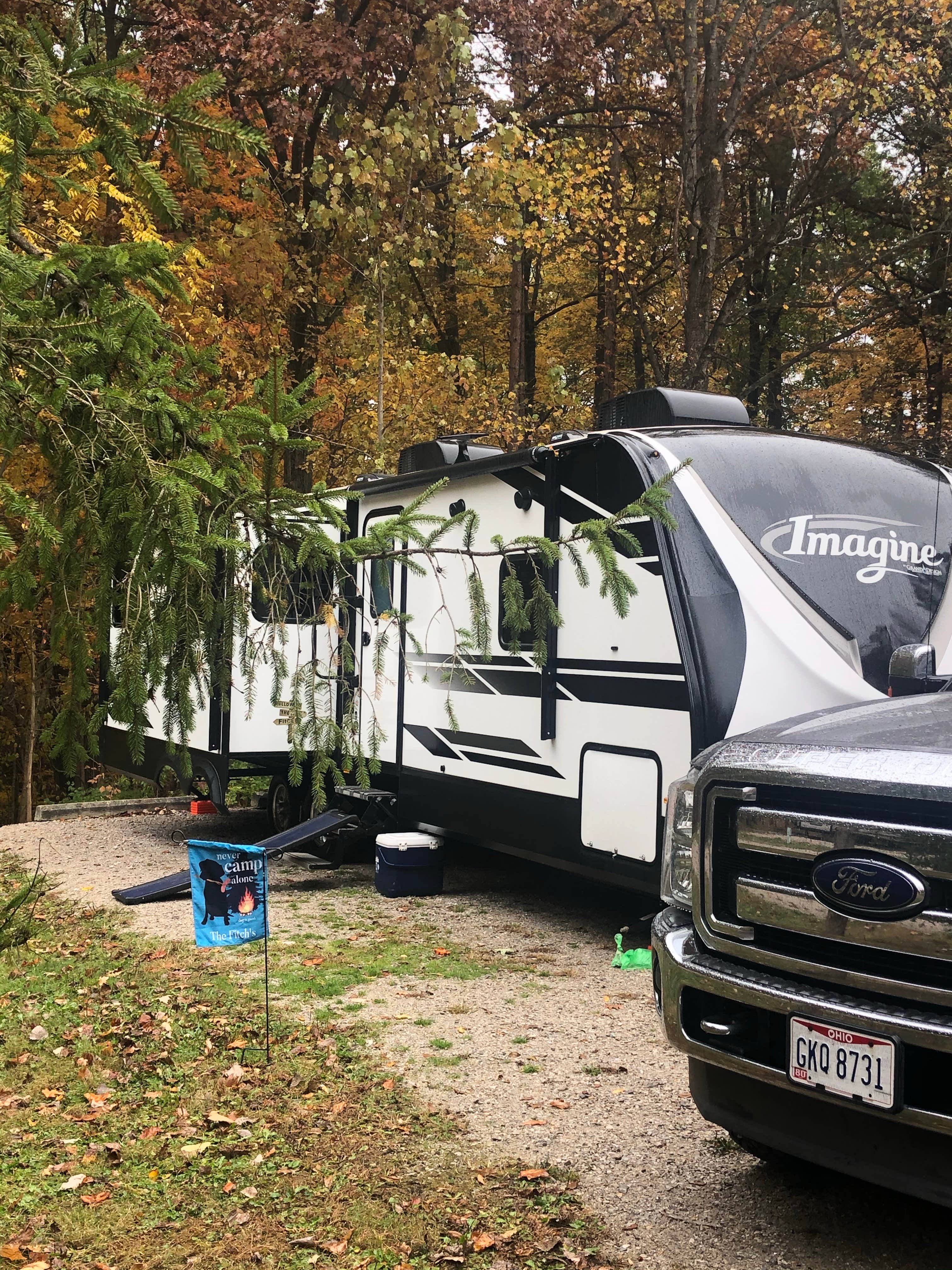 Andrea F.'s photo of rv camping at Mt Gilead State Park Campground near Upper Sandusky, OH