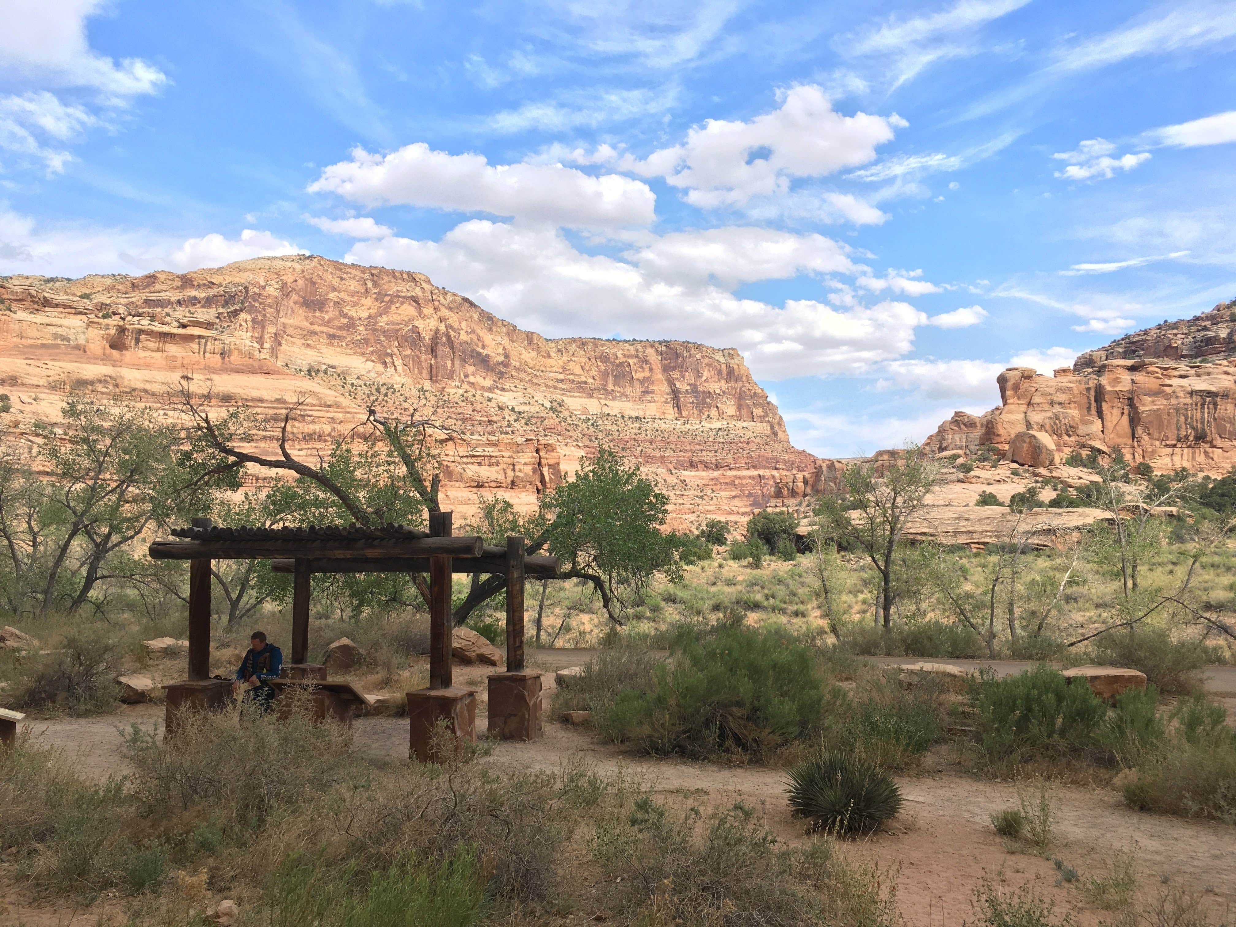 Camper-submitted photo at Swinging Bridge Equestrian Campground near Hanksville, UT