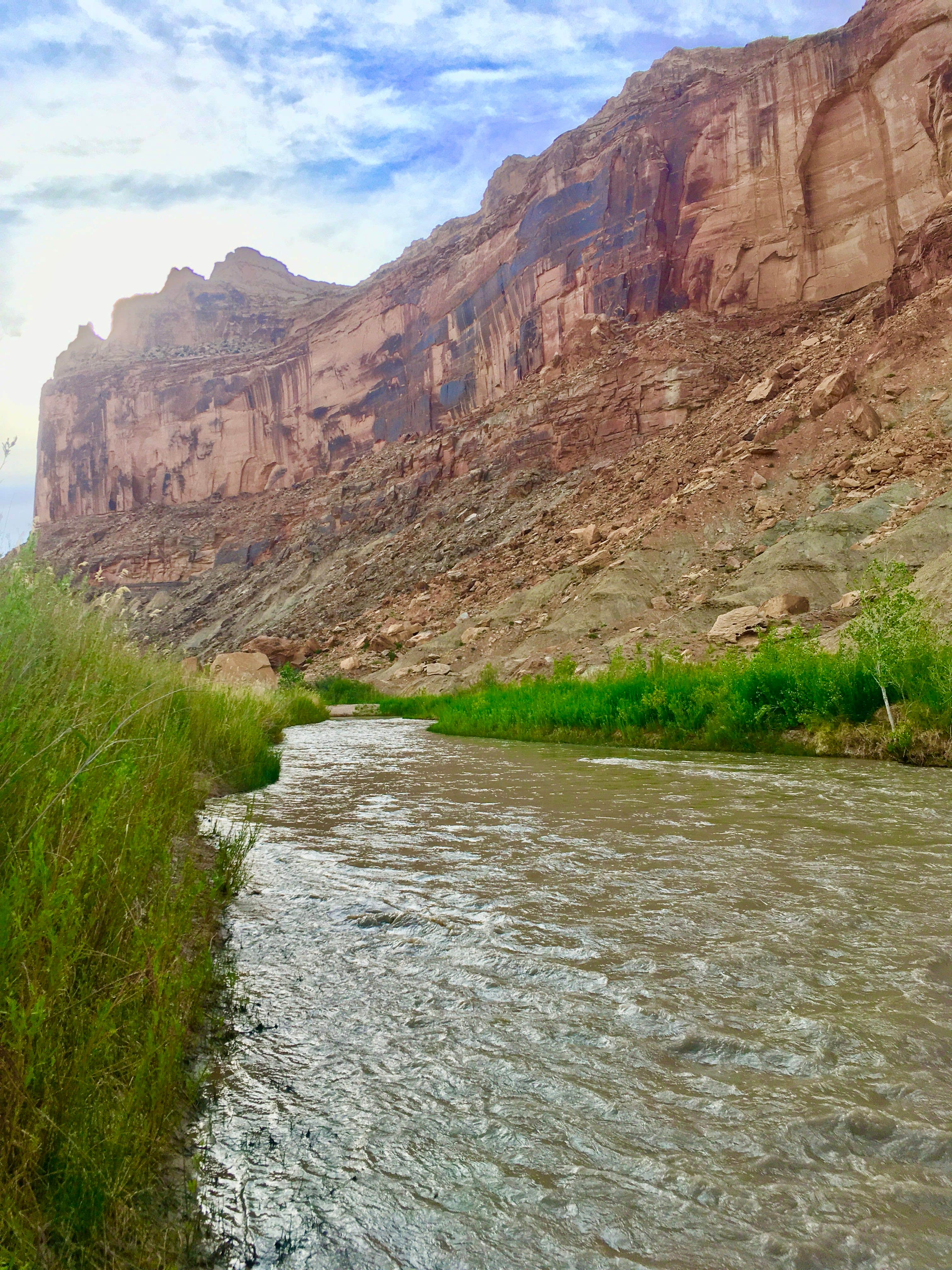 Camper-submitted photo at Swinging Bridge Equestrian Campground near Hanksville, UT