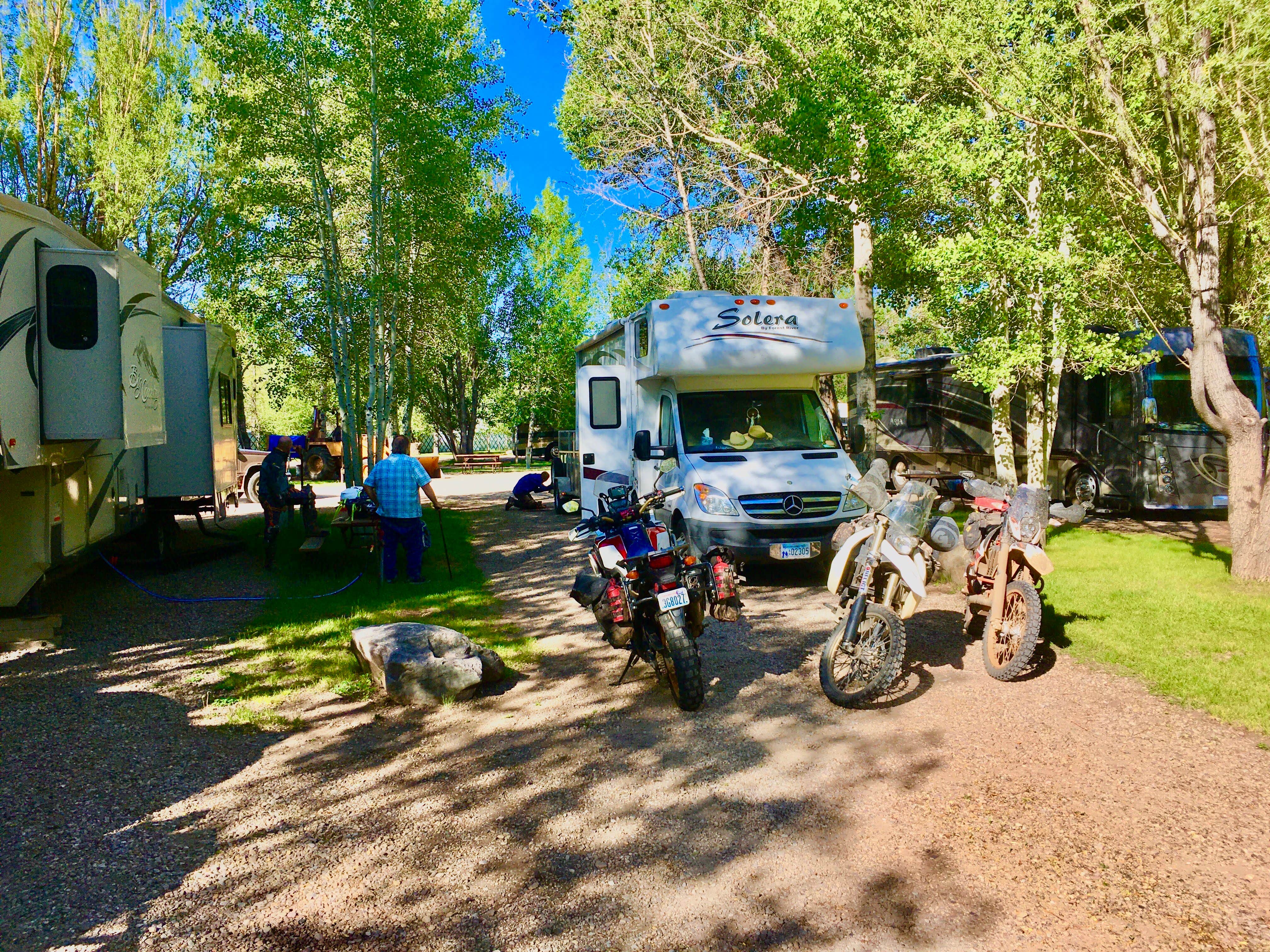 Matthew H.'s photo of rv camping at Phillips RV Park near Kemmerer, WY
