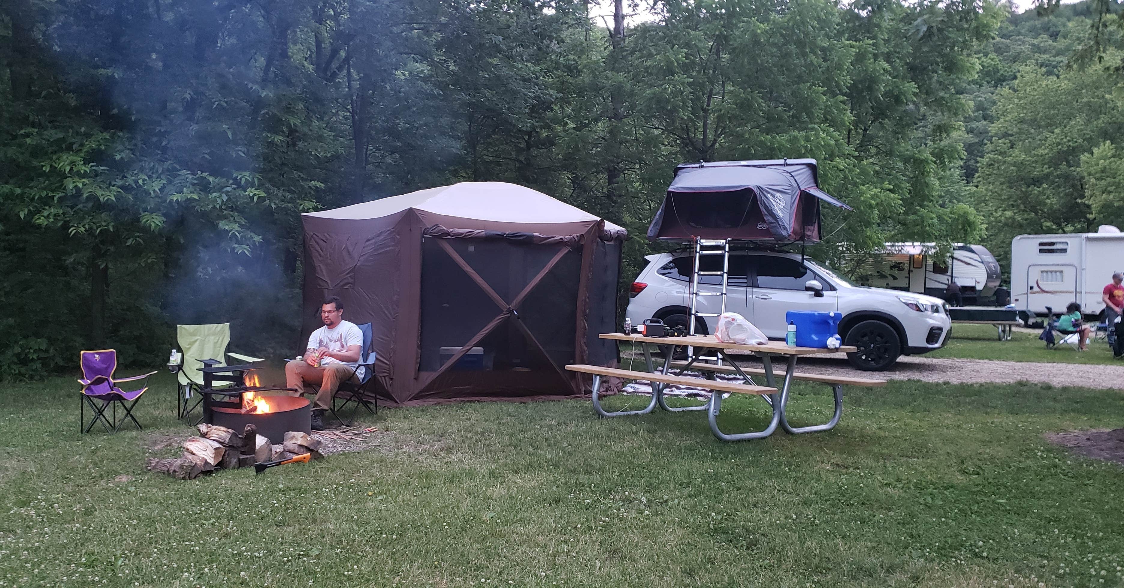 Camping near Huntersville Forest Landing: Oxbow Park Campground, Hackensack, Minnesota