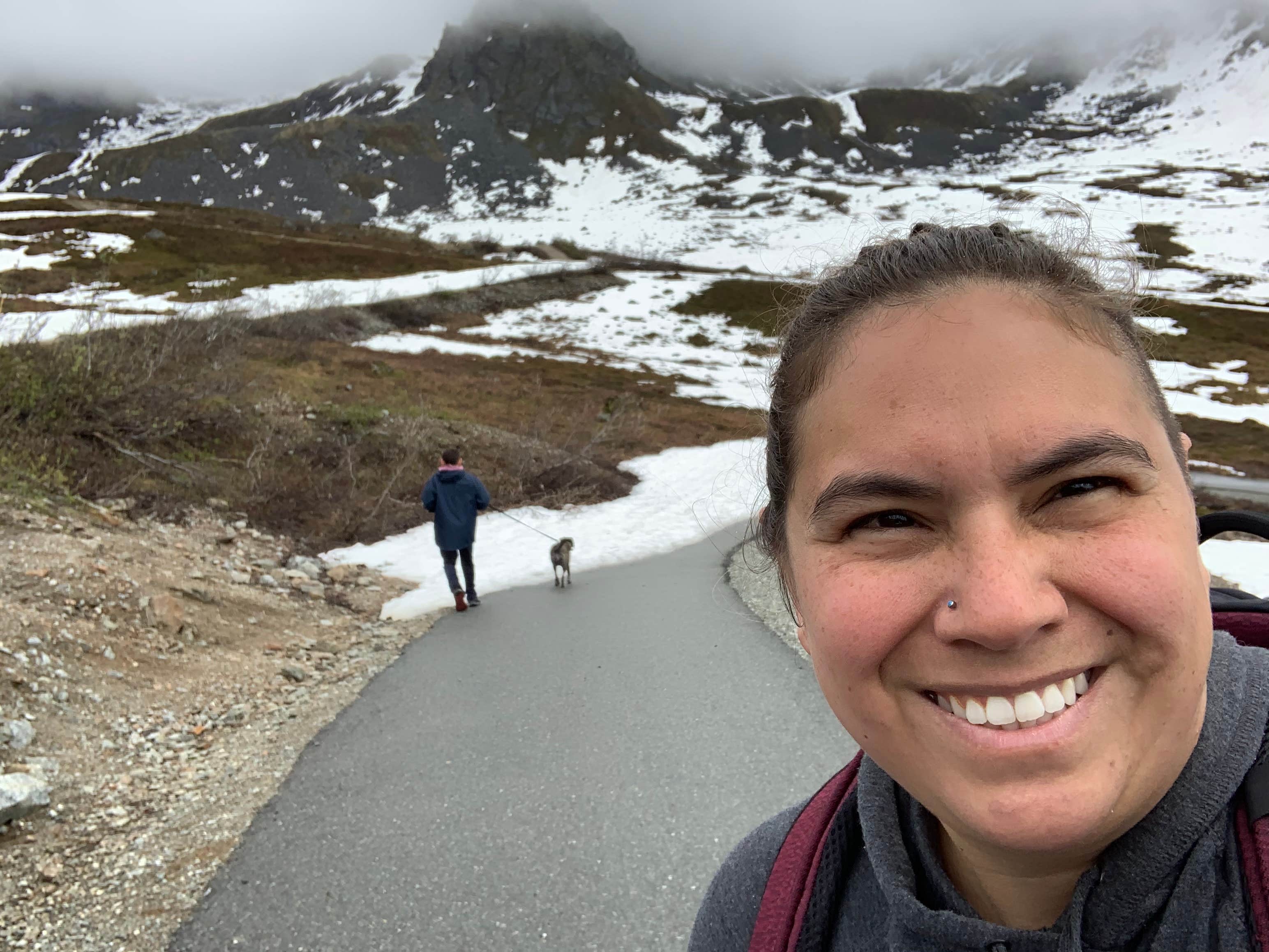 Tanya B.'s photo of camping with pets at Finger Lake State Recreation Site Campground near Anchorage, AK