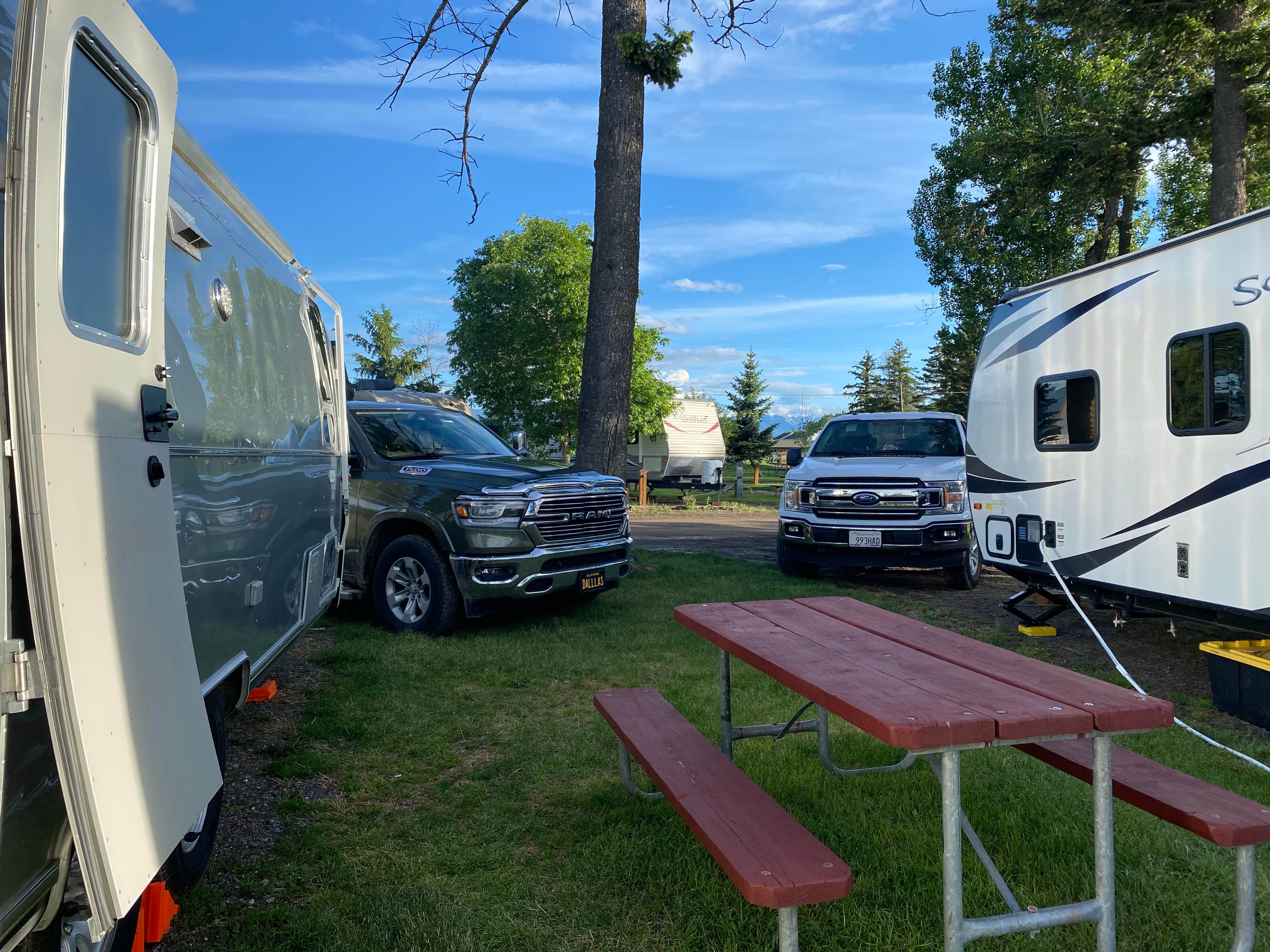 kristin S.'s photo of rv camping at Bozeman Hot Springs Campground & RV near Livingston, MT